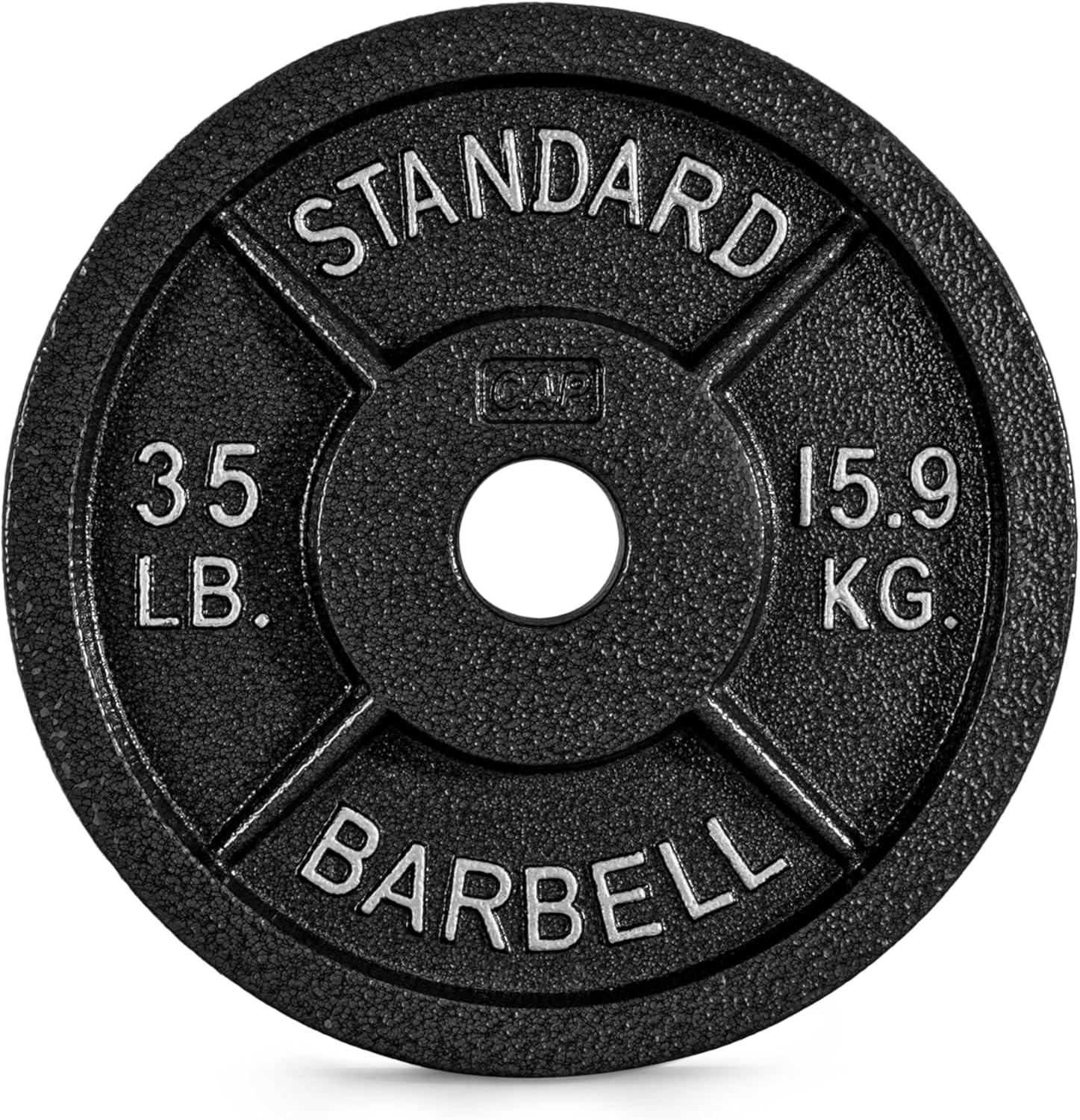 image:imageCAP Barbell 2Inch Olympic Weight Plate Multiple OptionsClassic Black