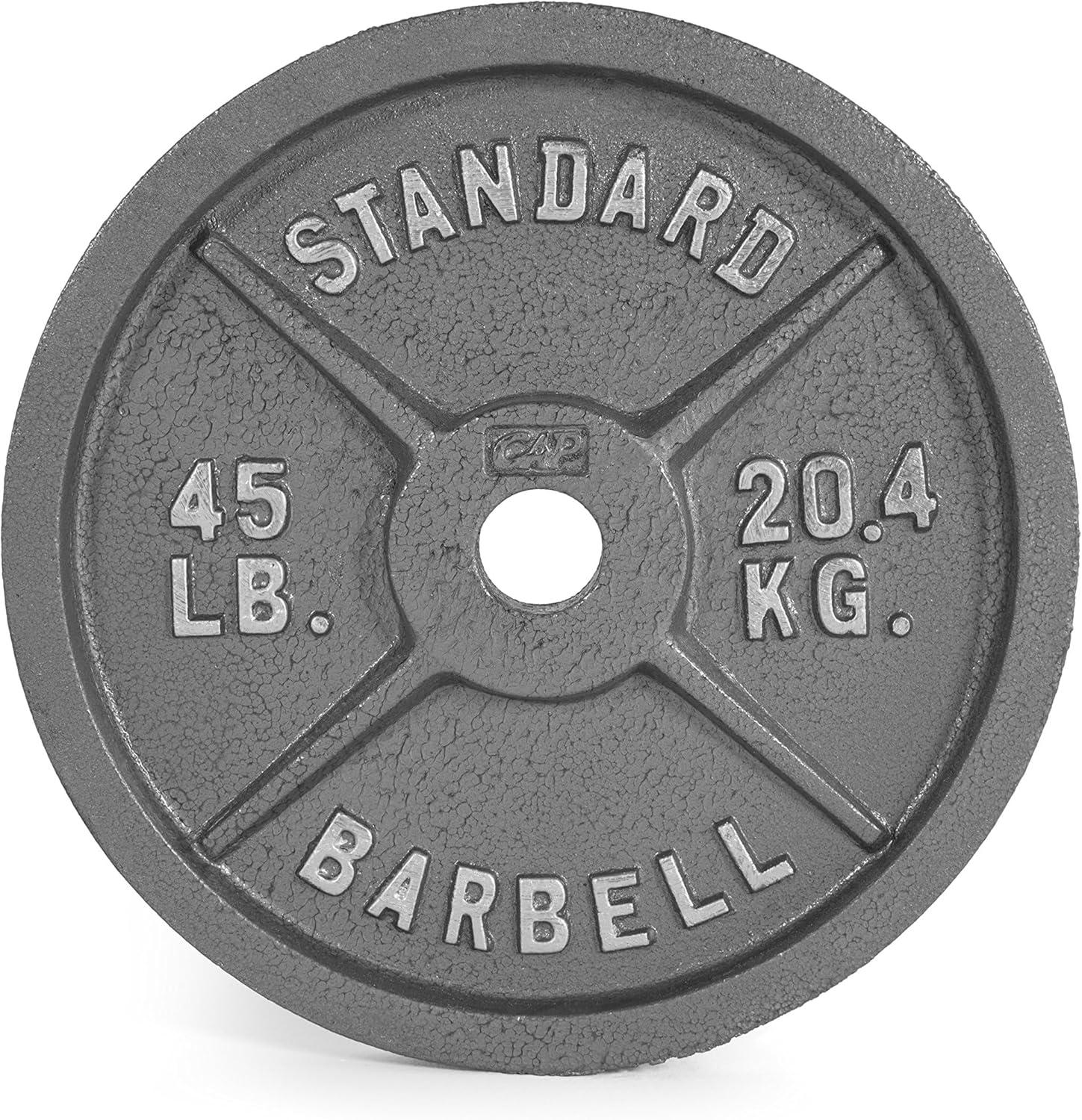 image:imageCAP Barbell 2Inch Olympic Weight Plate Multiple OptionsClassic Grey