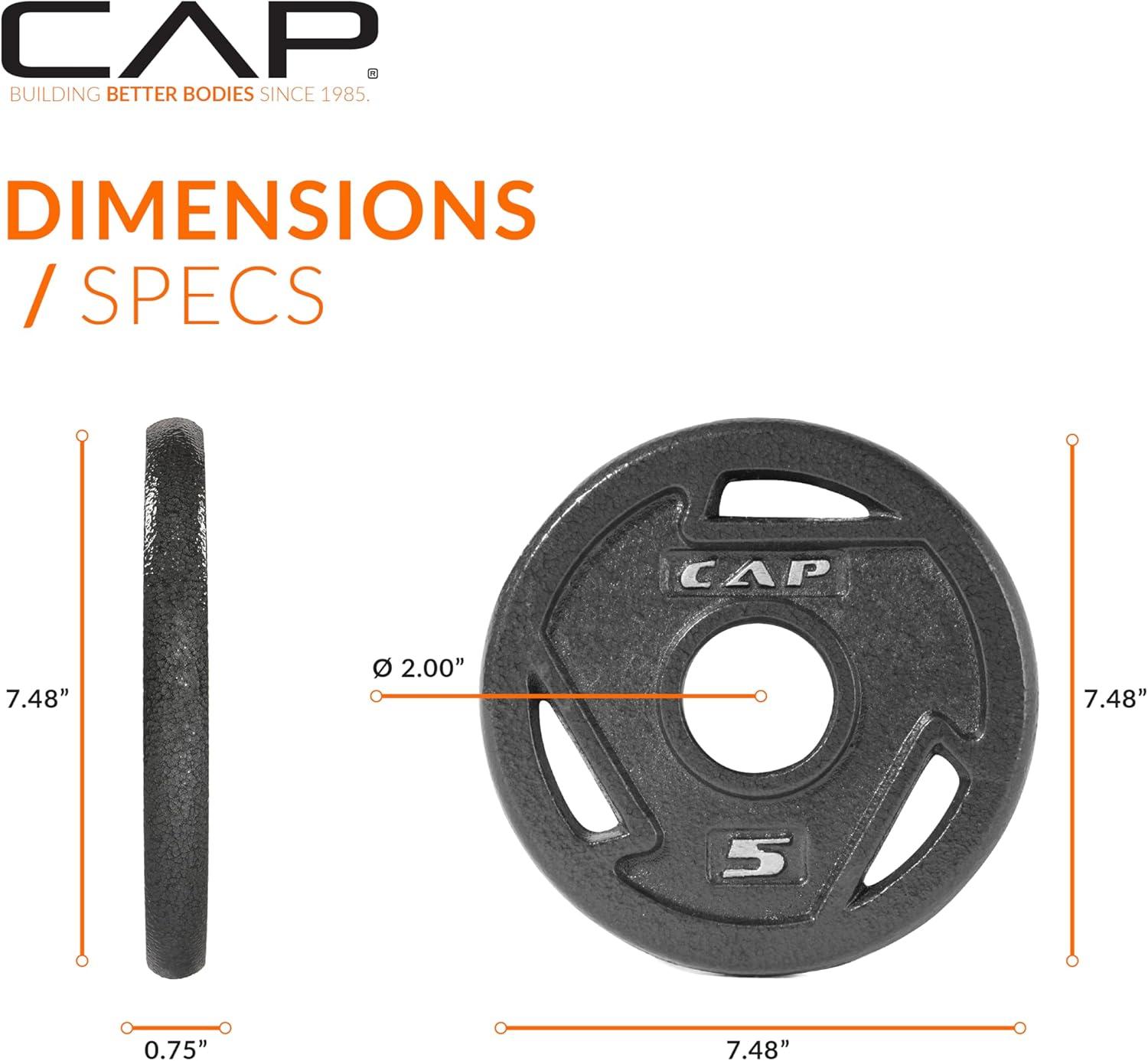 image:imageCAP Barbell 2Inch Olympic Weight Plate Multiple OptionsElite