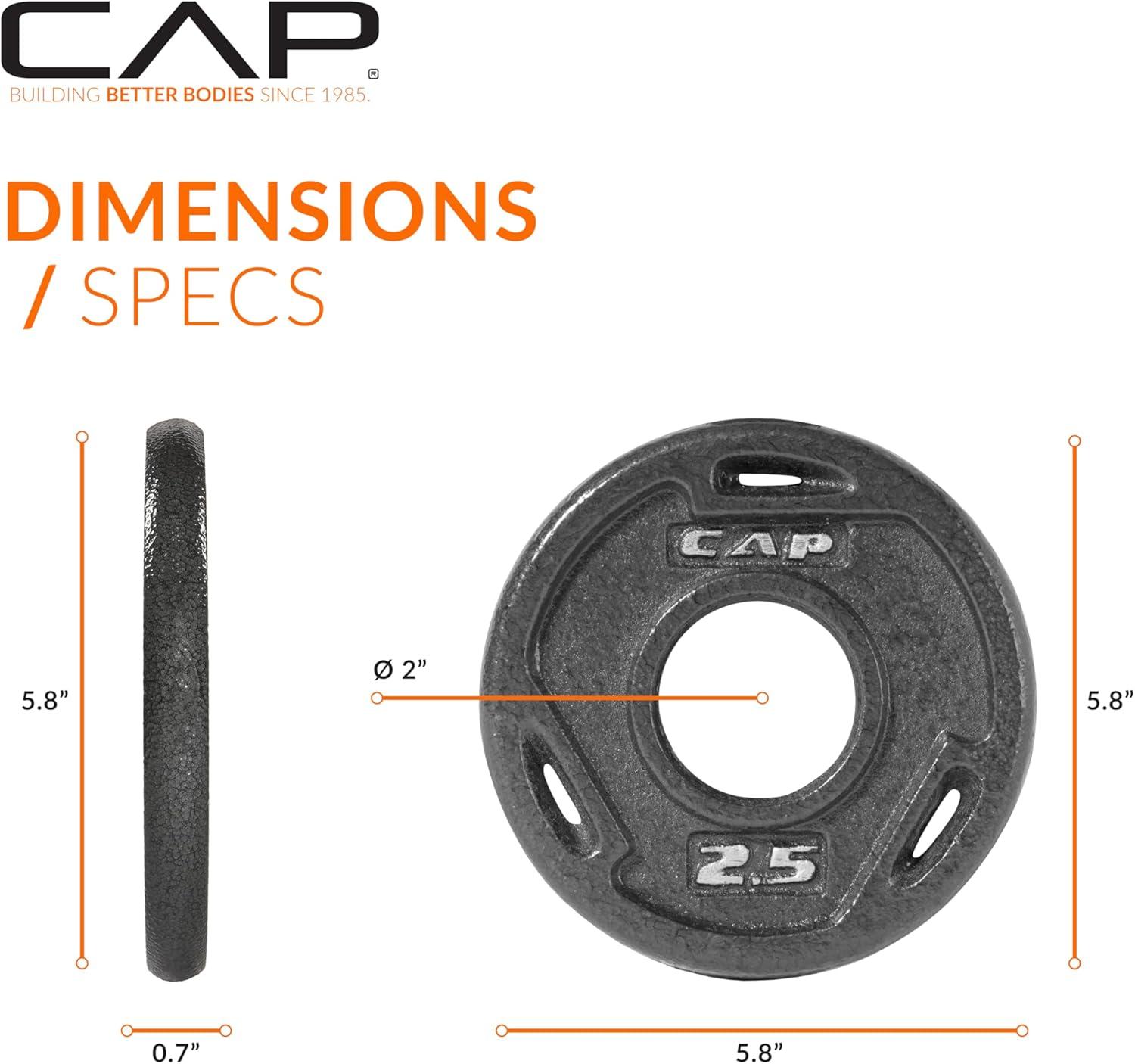 image:imageCAP Barbell 2Inch Olympic Weight Plate Multiple OptionsElite