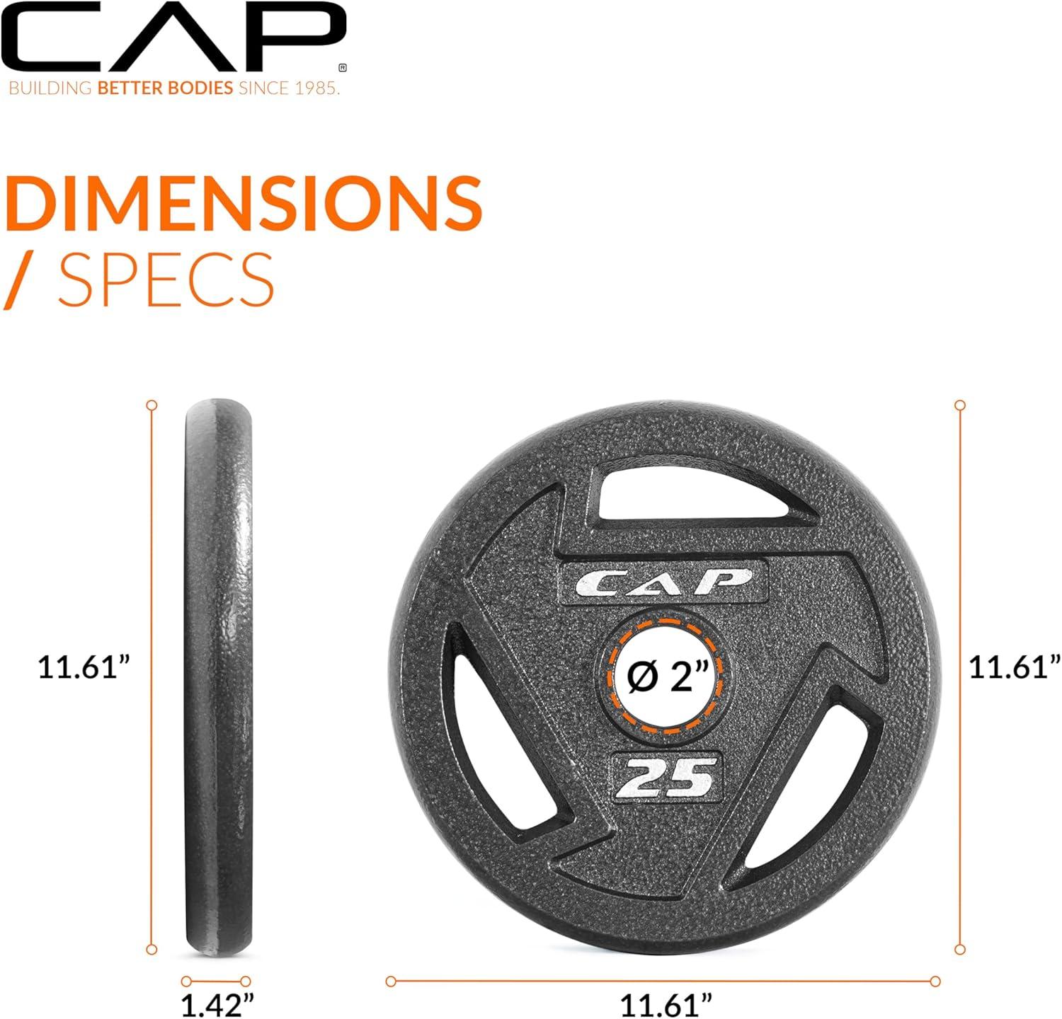 image:imageCAP Barbell 2Inch Olympic Weight Plate Multiple OptionsElite