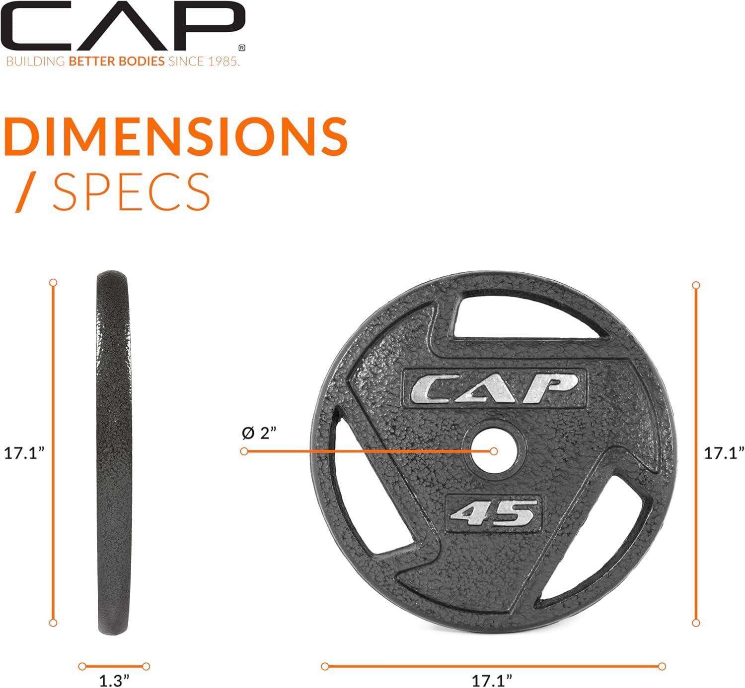 image:imageCAP Barbell 2Inch Olympic Weight Plate Multiple OptionsElite