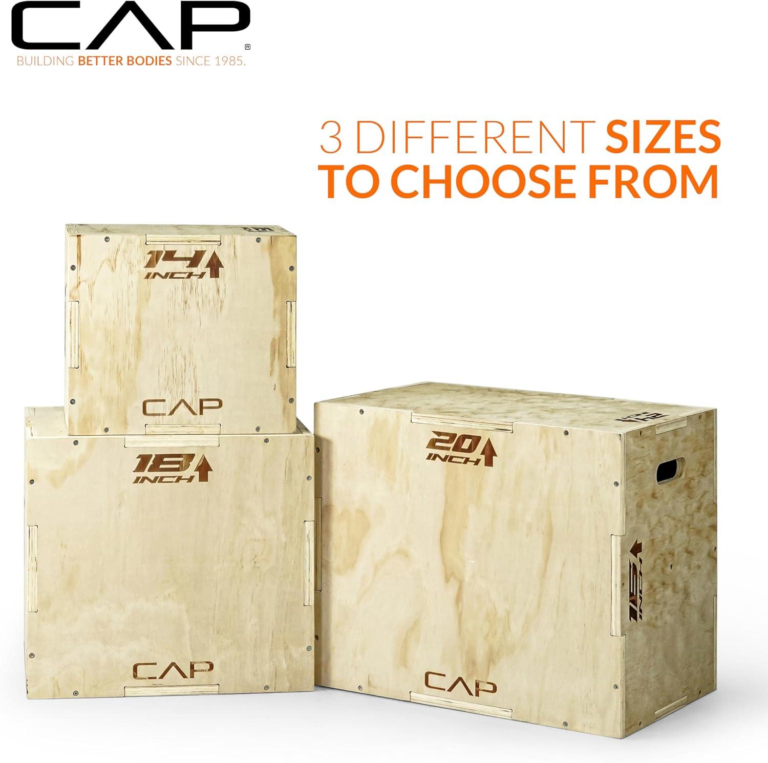 image:imageCAP Barbell 3in1 Plyometric Box Multiple Styles and SizesWOOD