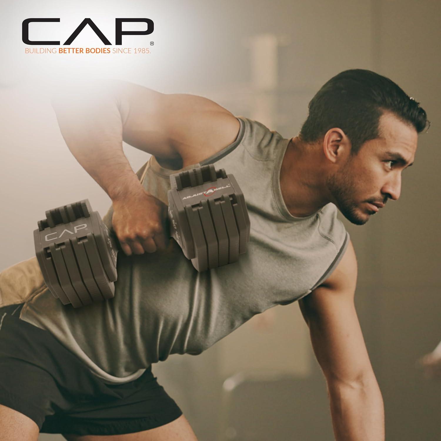 image:imageCAP Barbell ADJUSTABELL Adjustable 55 lb Hex Dumbbell Weights Singles amp Pairs Multiple Handle OptionsPair