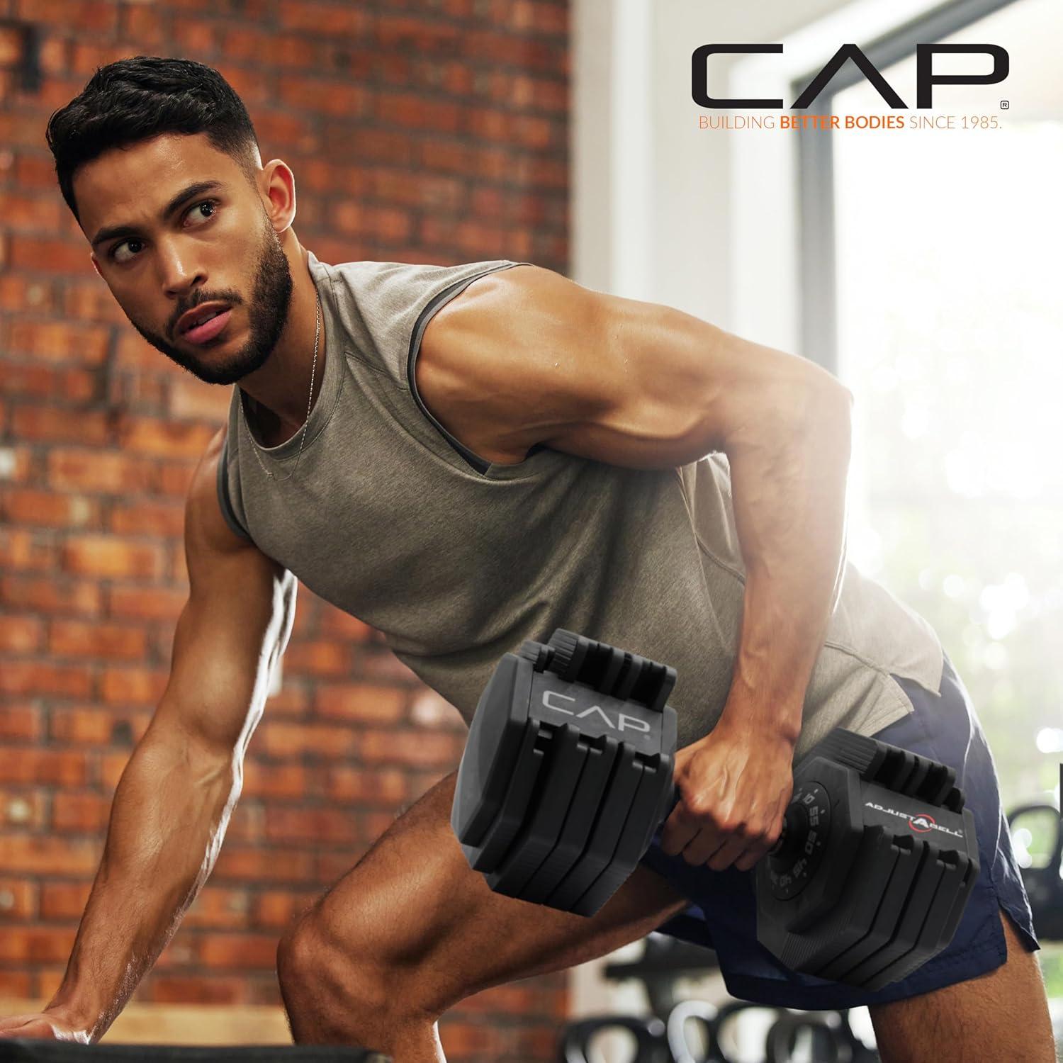 image:imageCAP Barbell ADJUSTABELL Adjustable 55 lb Hex Dumbbell Weights Singles amp Pairs Multiple Handle OptionsPair