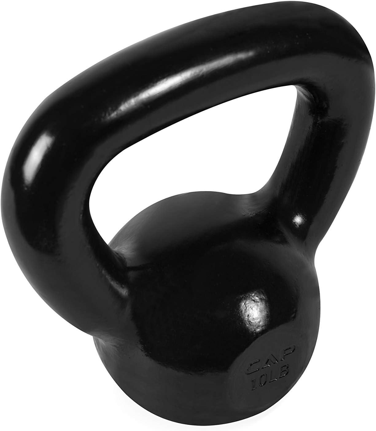 image:imageCAP Barbell Cast Iron Kettlebell Coated Options Singles and Sets Multiple Weight Choices10 pounds
