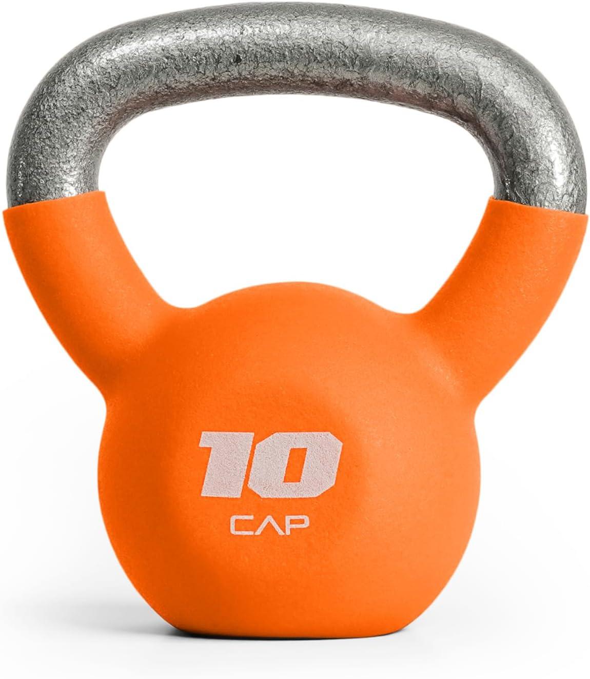 image:imageCAP Barbell Cast Iron Kettlebell Coated Options Singles and Sets Multiple Weight Choices10 pounds