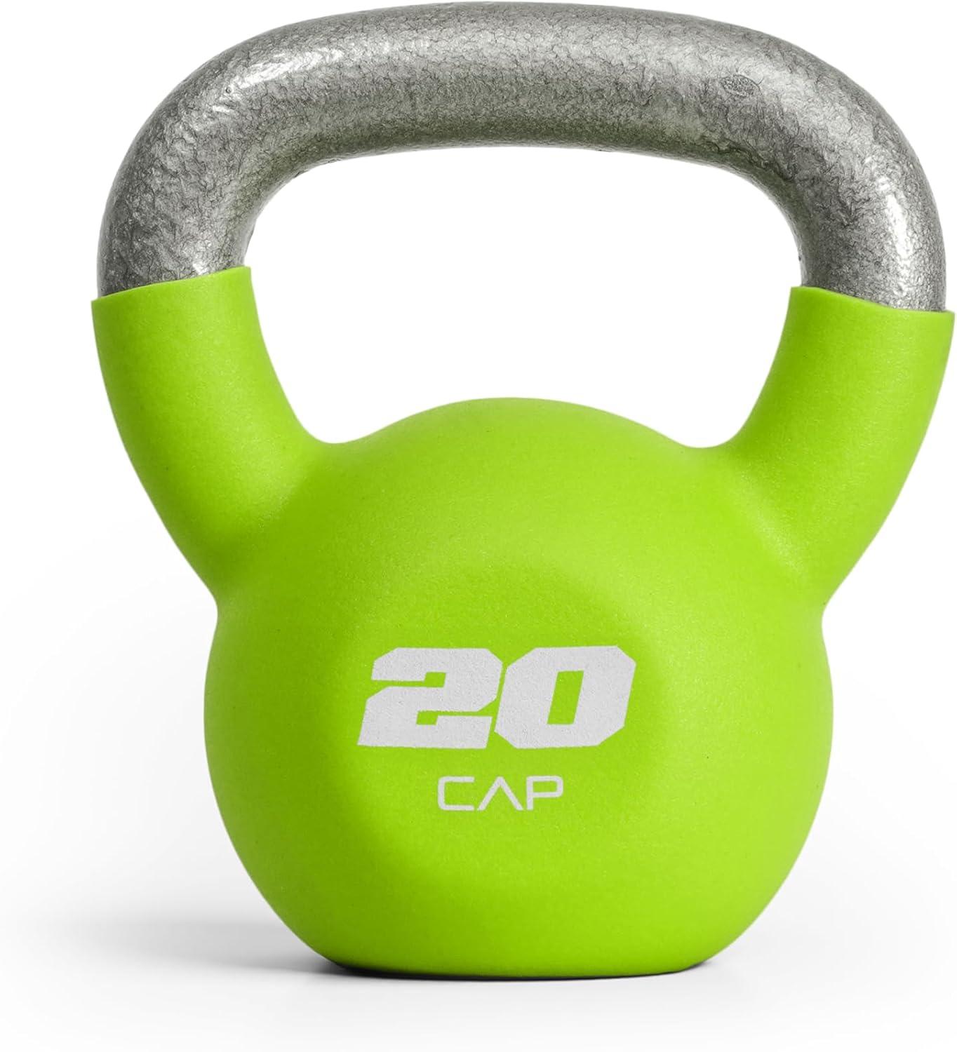 image:imageCAP Barbell Cast Iron Kettlebell Coated Options Singles and Sets Multiple Weight Choices20 pounds