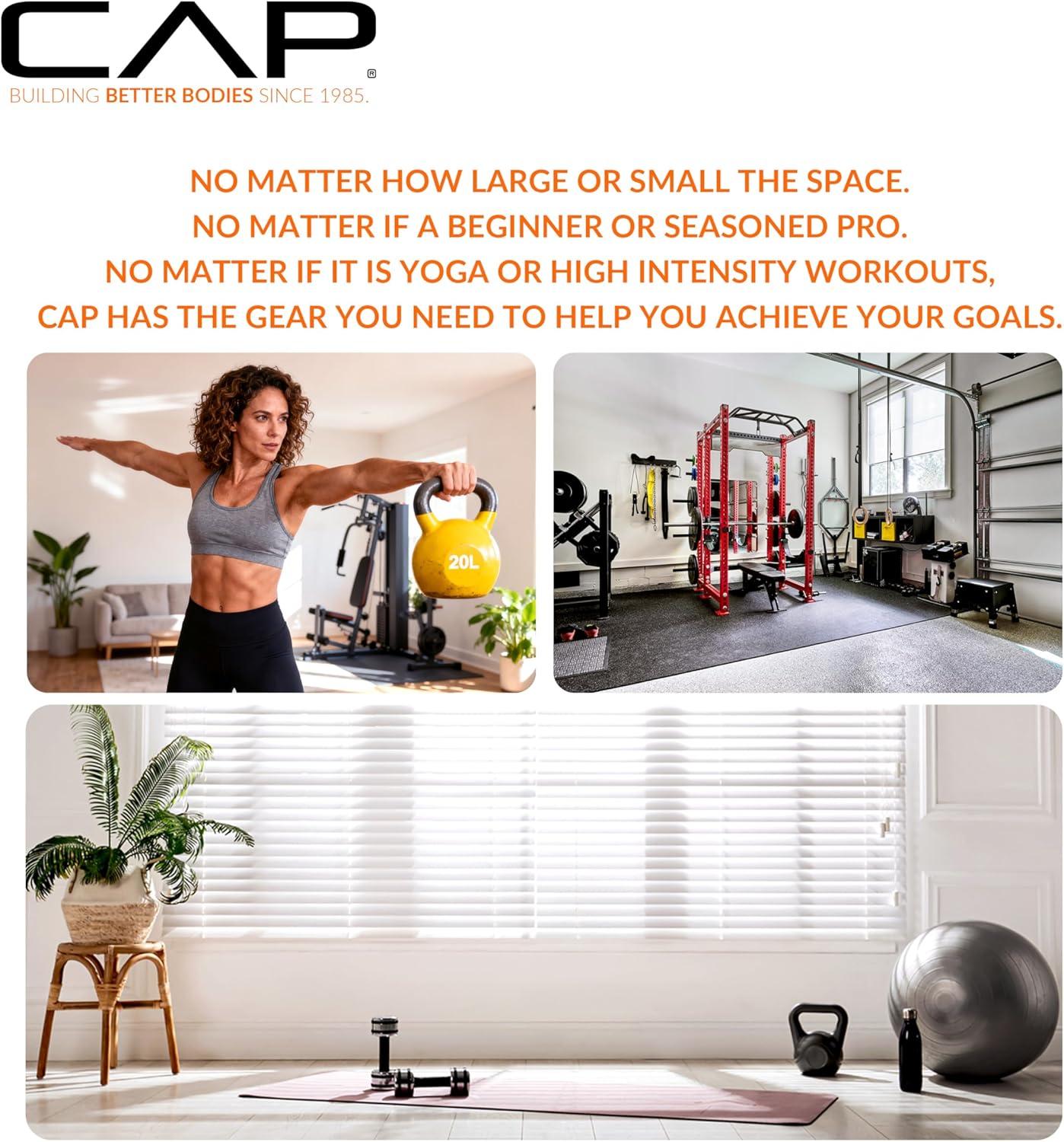 image:imageCAP Barbell Cast Iron Kettlebell Coated Options Singles and Sets Multiple Weight Choices30 pounds