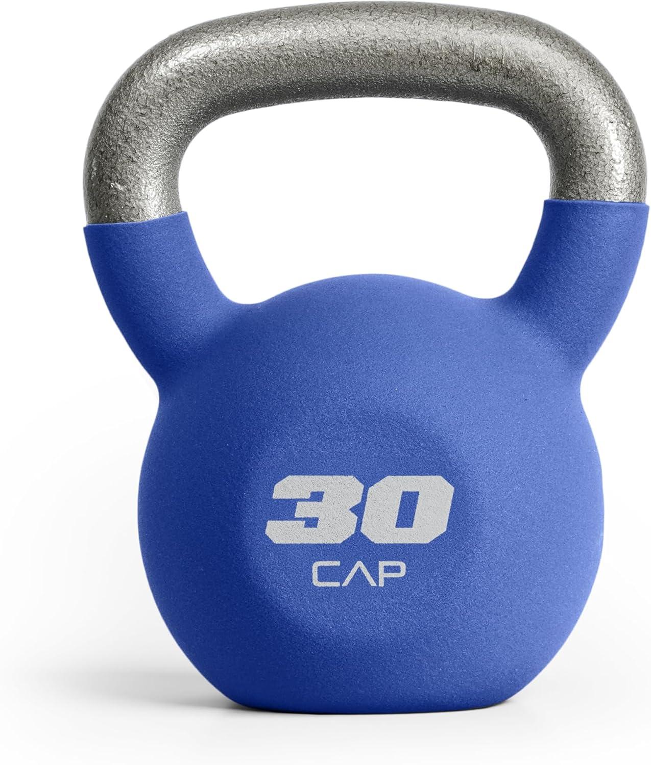 image:imageCAP Barbell Cast Iron Kettlebell Coated Options Singles and Sets Multiple Weight Choices30 pounds