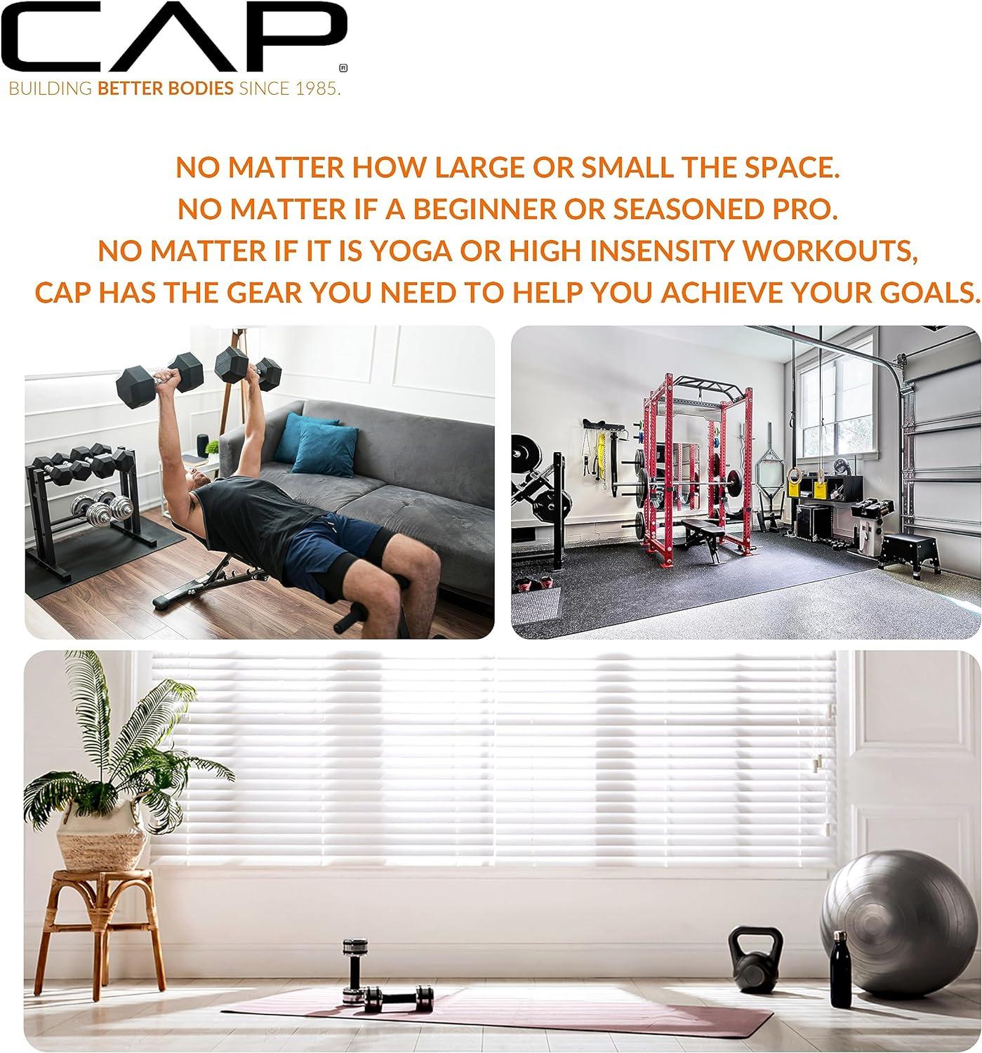 image:imageCAP Barbell Cast Iron Kettlebell Coated Options Singles and Sets Multiple Weight Choices80 pounds set