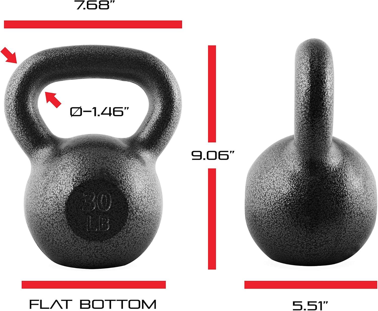 image:imageCAP Barbell Cast Iron Kettlebell Coated Options Singles and Sets Multiple Weight Choices80 pounds set