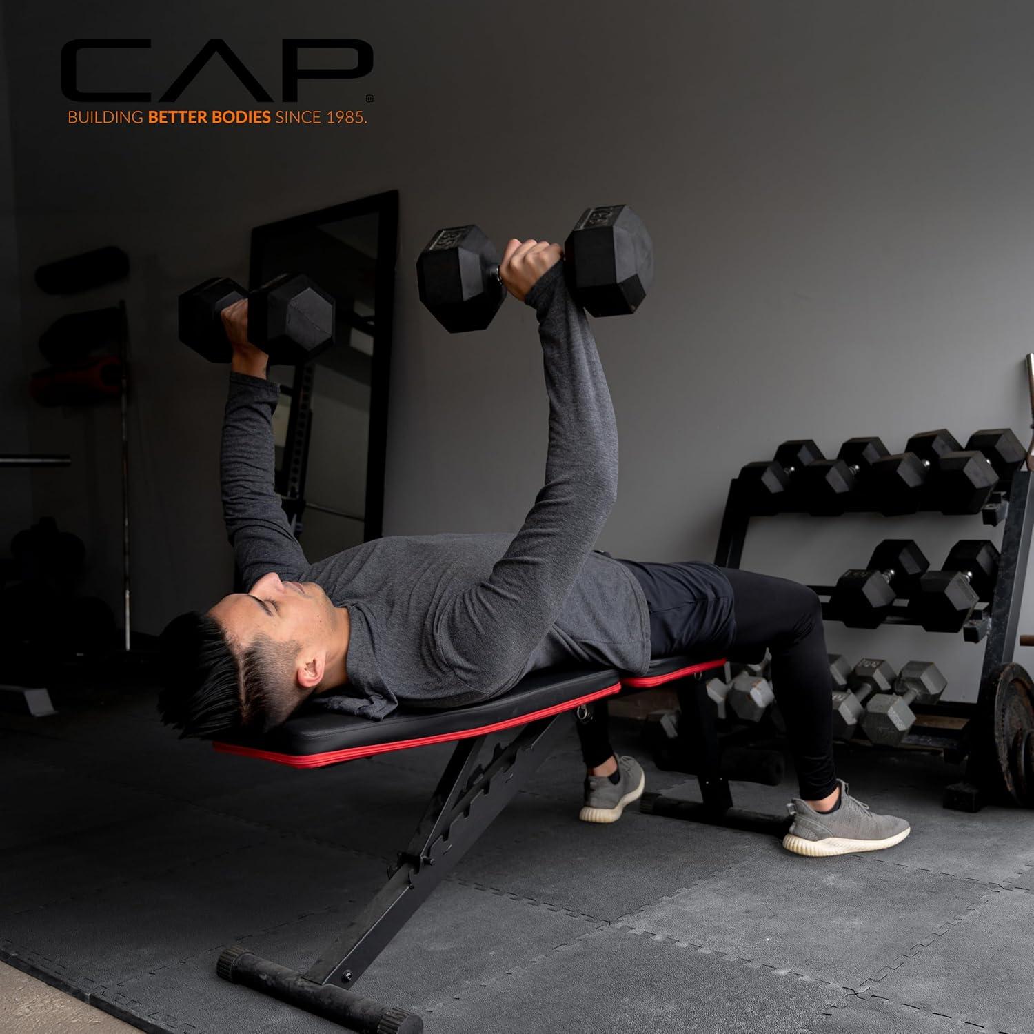 image:imageCAP Barbell Interlocking EVA Foam Exercise Puzzle Mat Home Gym Flooring Multiple OptionsPebble Black