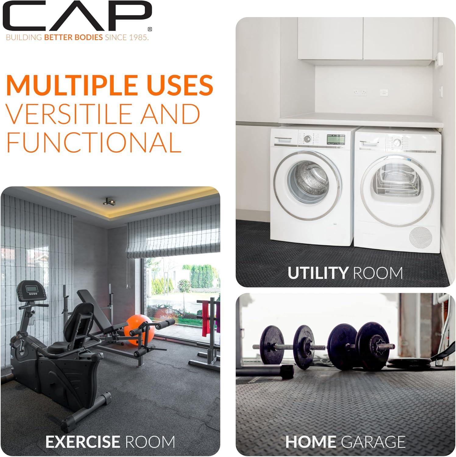 image:imageCAP Barbell Interlocking EVA Foam Exercise Puzzle Mat Home Gym Flooring Multiple OptionsTatami Blue