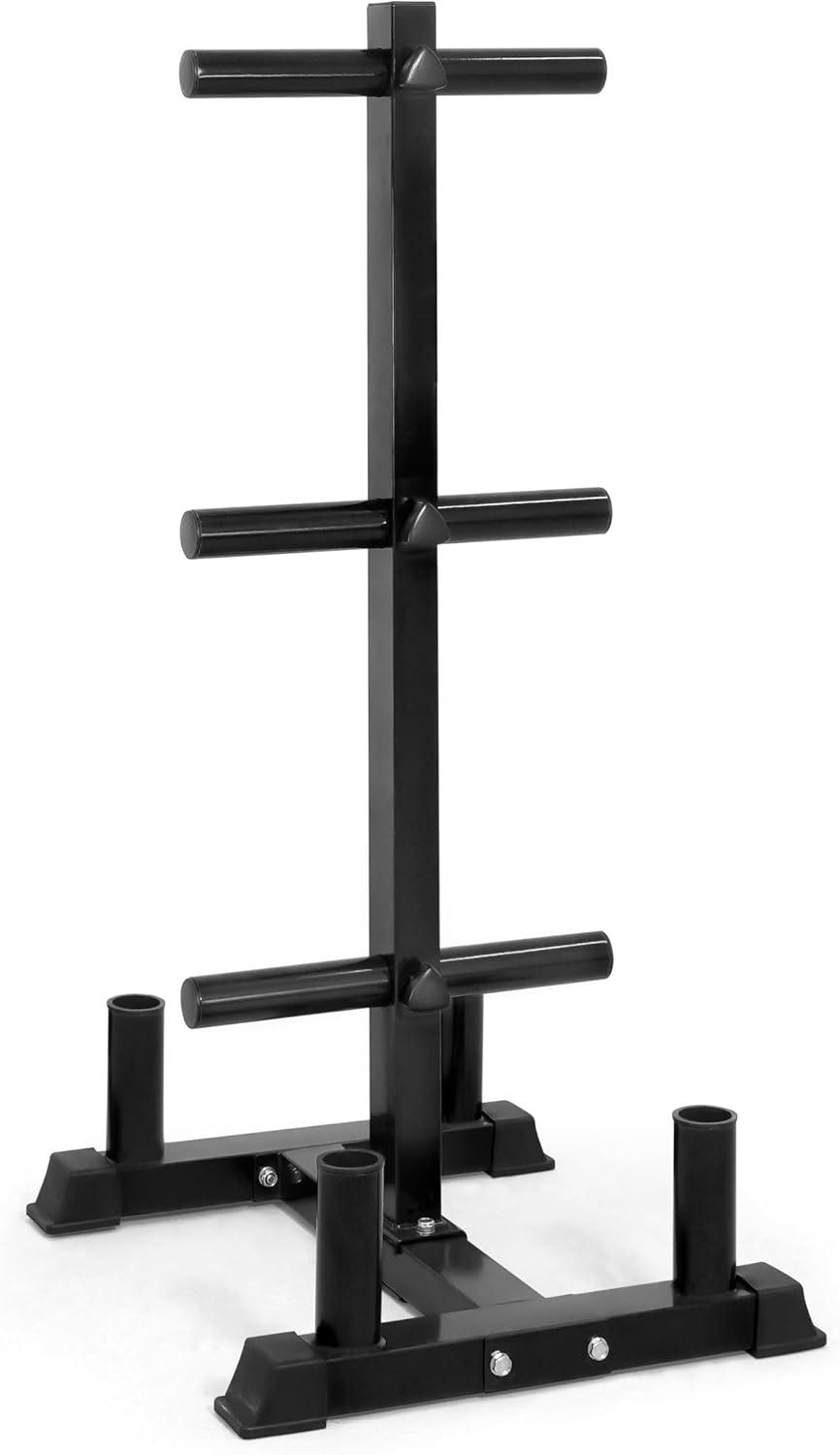 image:imageCAP Barbell Olympic Bumper Plate Tree RackBlack