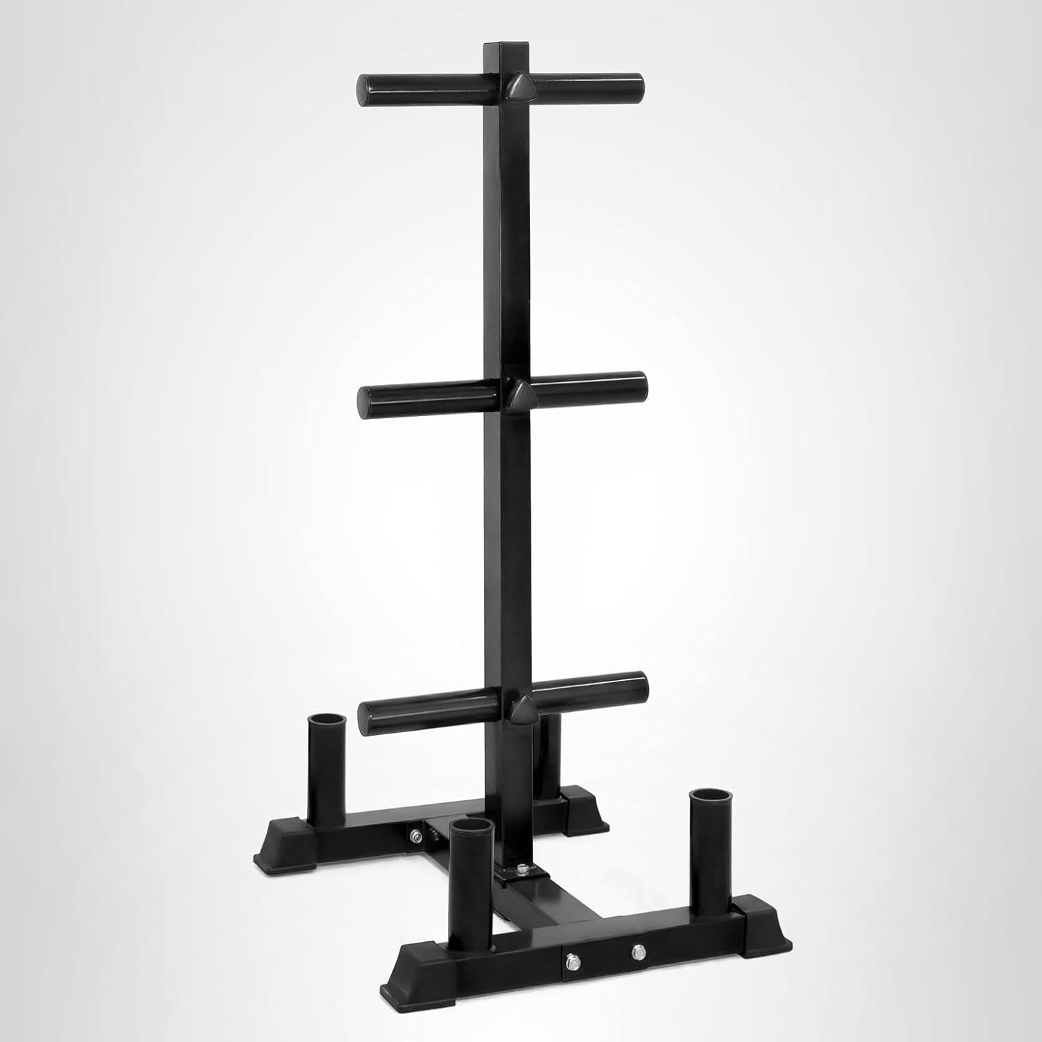 image:imageCAP Barbell Olympic Bumper Plate Tree RackBlack