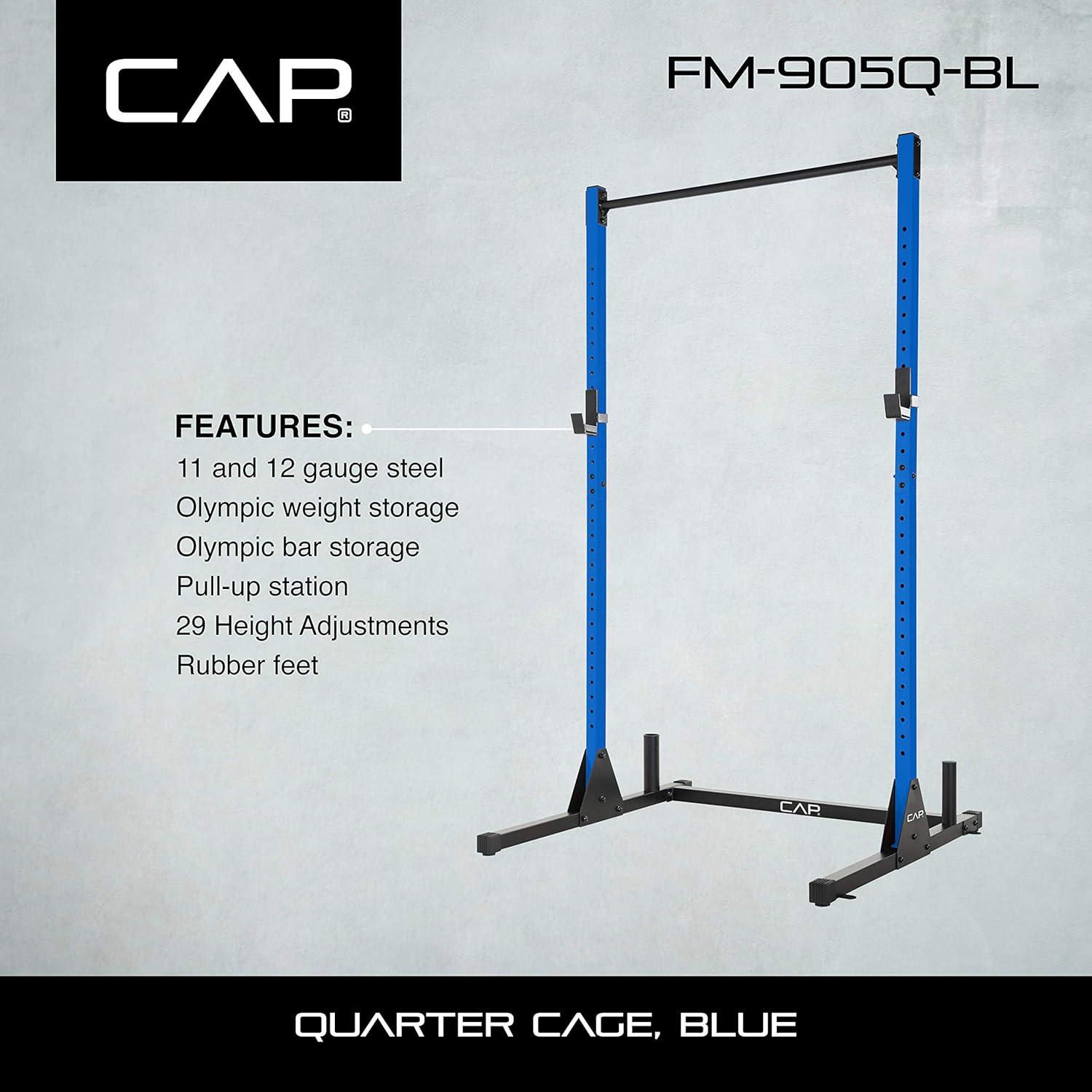 image:imageCAP Barbell Power Racks and AttachmentsFM905Q Blue