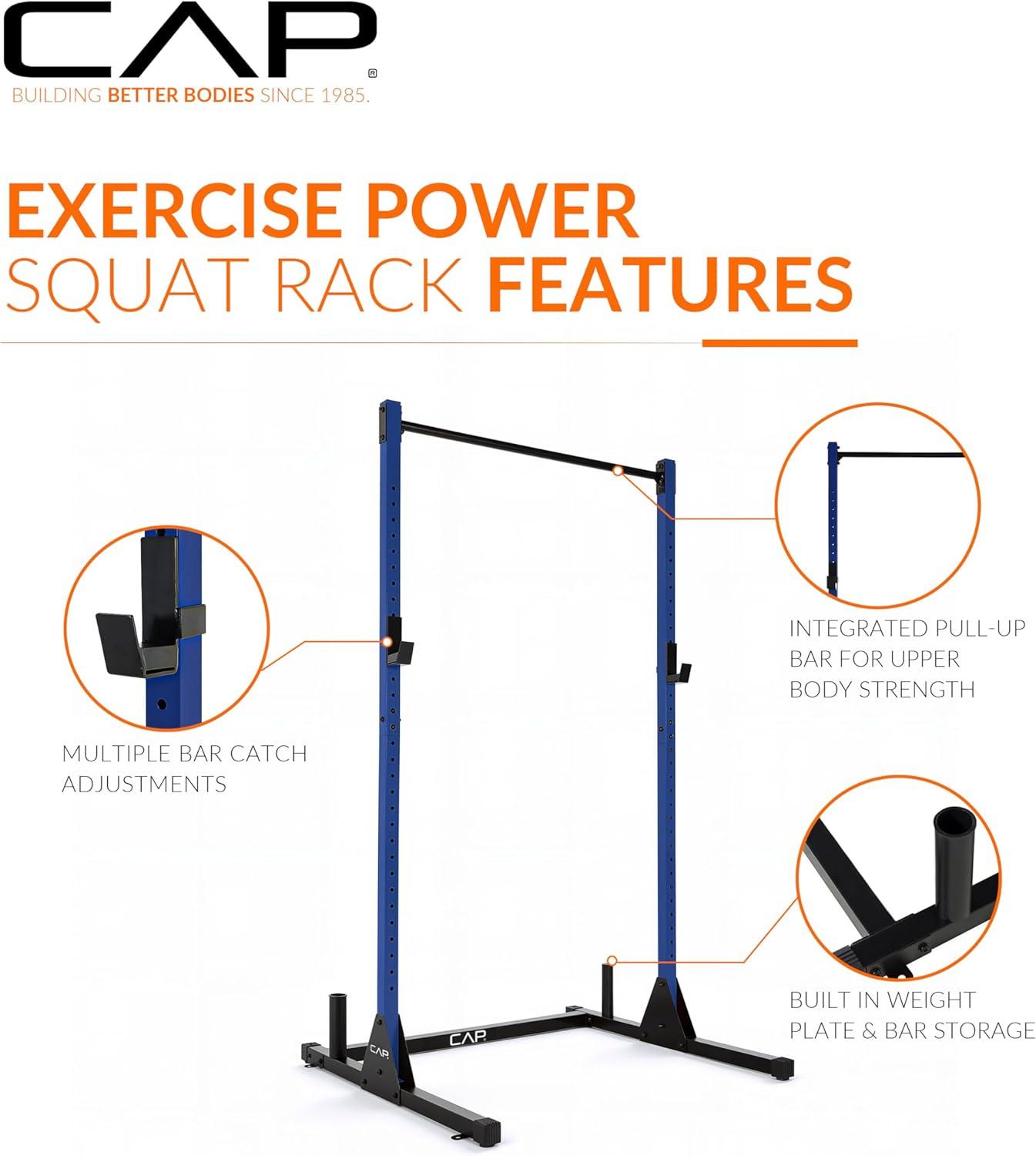 image:imageCAP Barbell Power Racks and AttachmentsFM905Q Blue