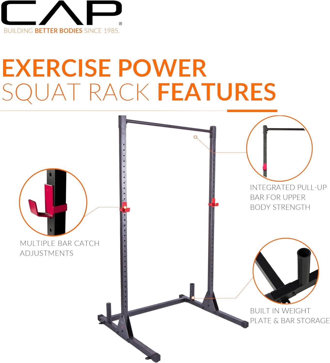 image:imageCAP Barbell Power Racks and AttachmentsFM905Q Carbon