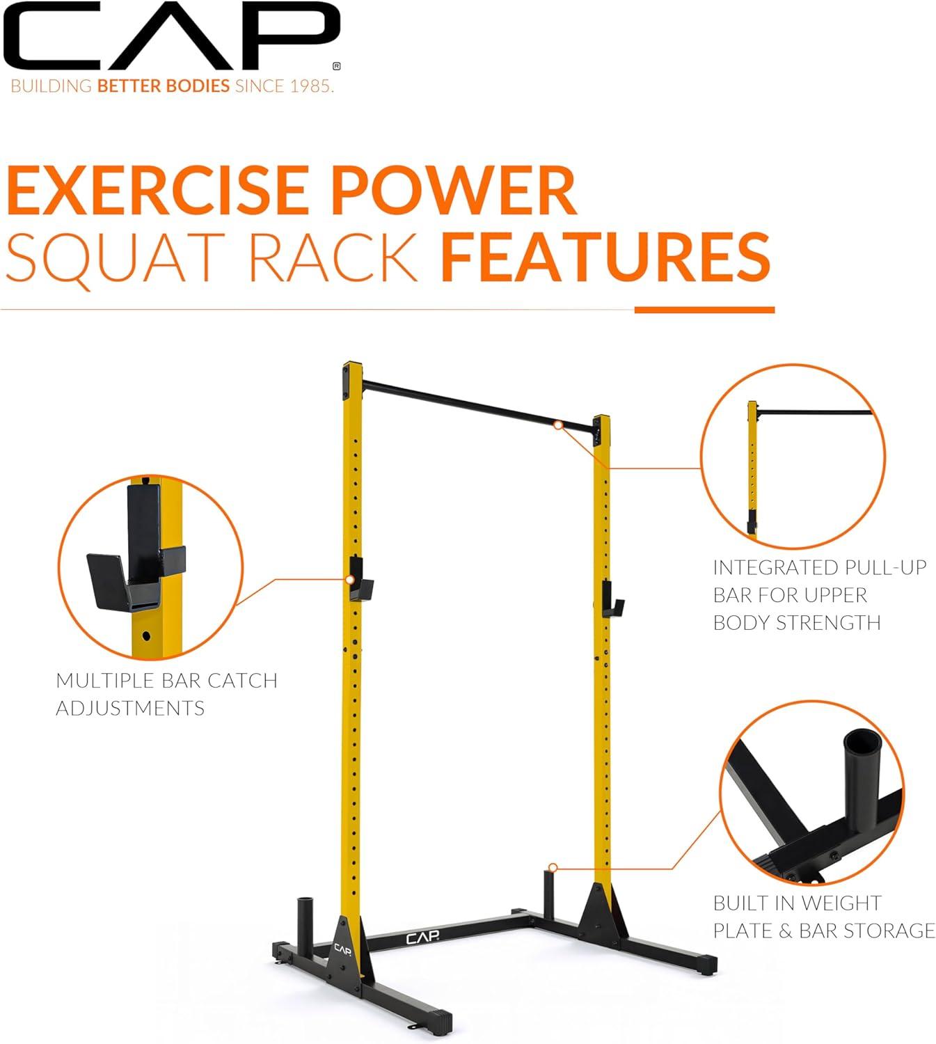 image:imageCAP Barbell Power Racks and AttachmentsFM905Q Yellow