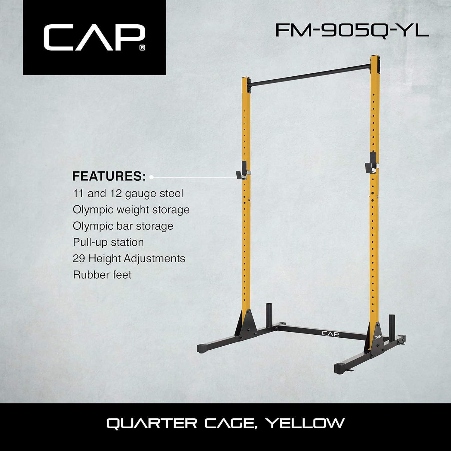 image:imageCAP Barbell Power Racks and AttachmentsFM905Q Yellow