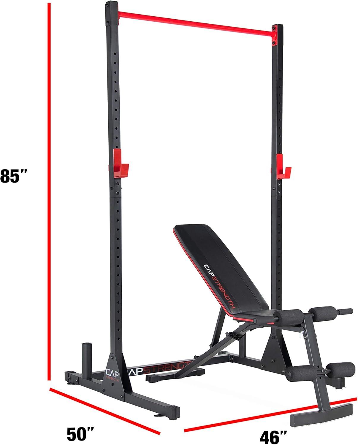 image:imageCAP Barbell Power Racks and AttachmentsPower Rack and Bench Combo