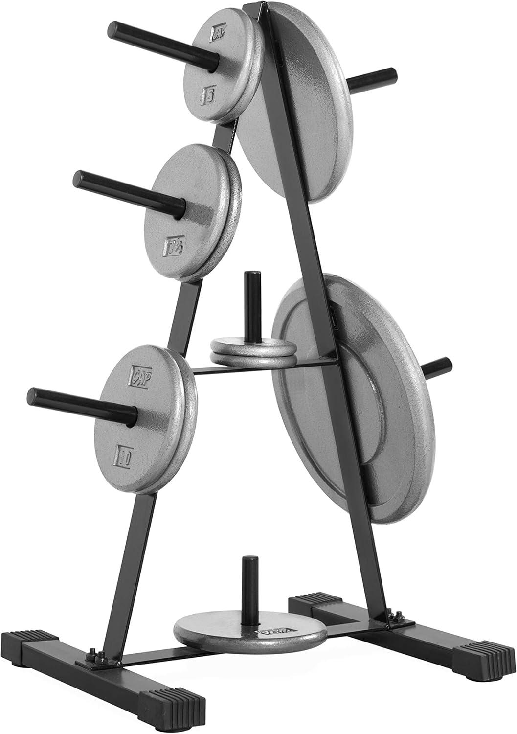 image:imageCAP Barbell Weight Plate Rack for 1Inch Weight PlatesBlack Standard Astyle 1 Plate Tree