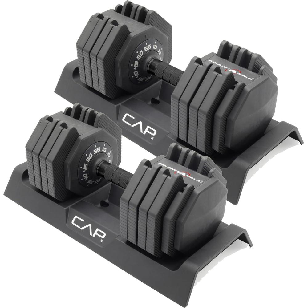 image:imageCAP Barbell ADJUSTABELL Adjustable 55 lb Hex Dumbbell Weights  Singles amp Pairs  Multiple Handle OptionsPair