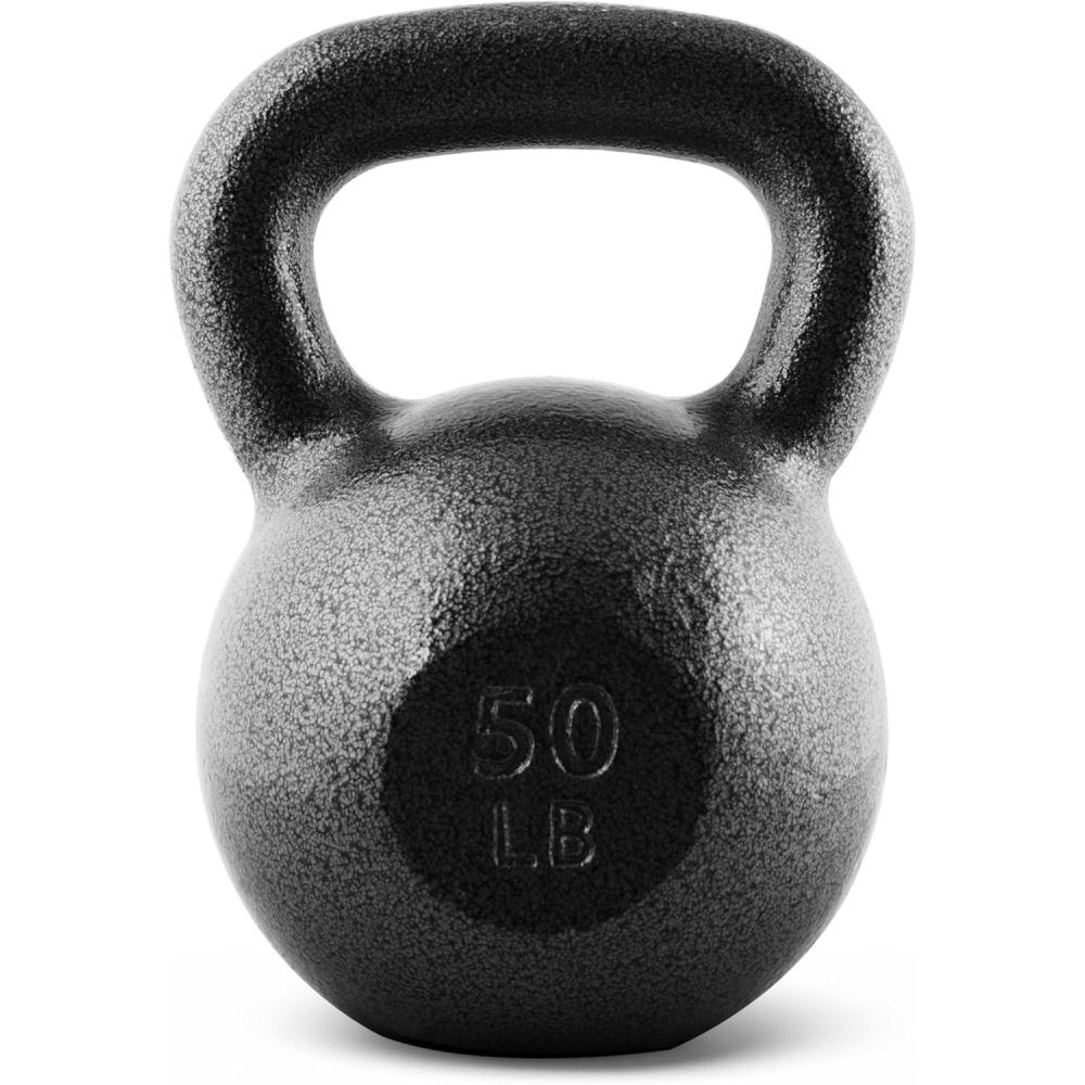 image:imageCAP Barbell Cast Iron Kettlebell Coated Options Singles and Sets Multiple Weight Choices50 pounds