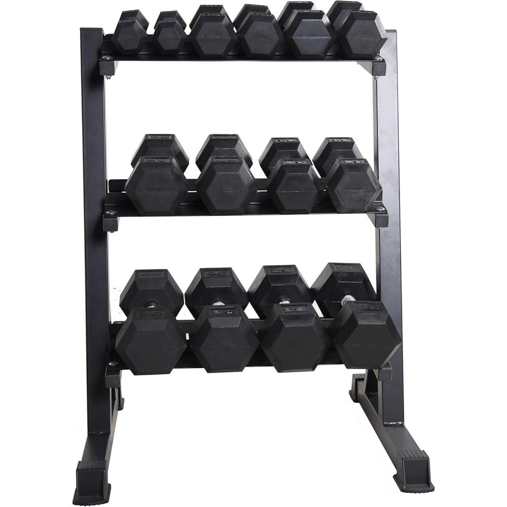image:imageCAP Barbell Dumbbell Set with Rack Multiple Options 280 lb 550 lb amp 1200 lb280 lb Set