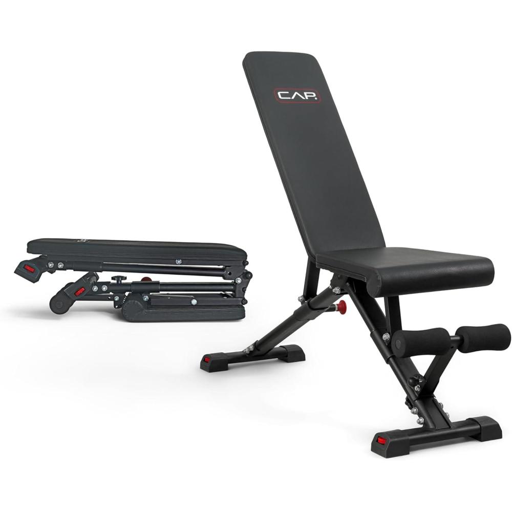image:imageCAP Barbell MultiPurpose Adjustable Utility Strength Training Weight Bench Multiple OptionsELITE