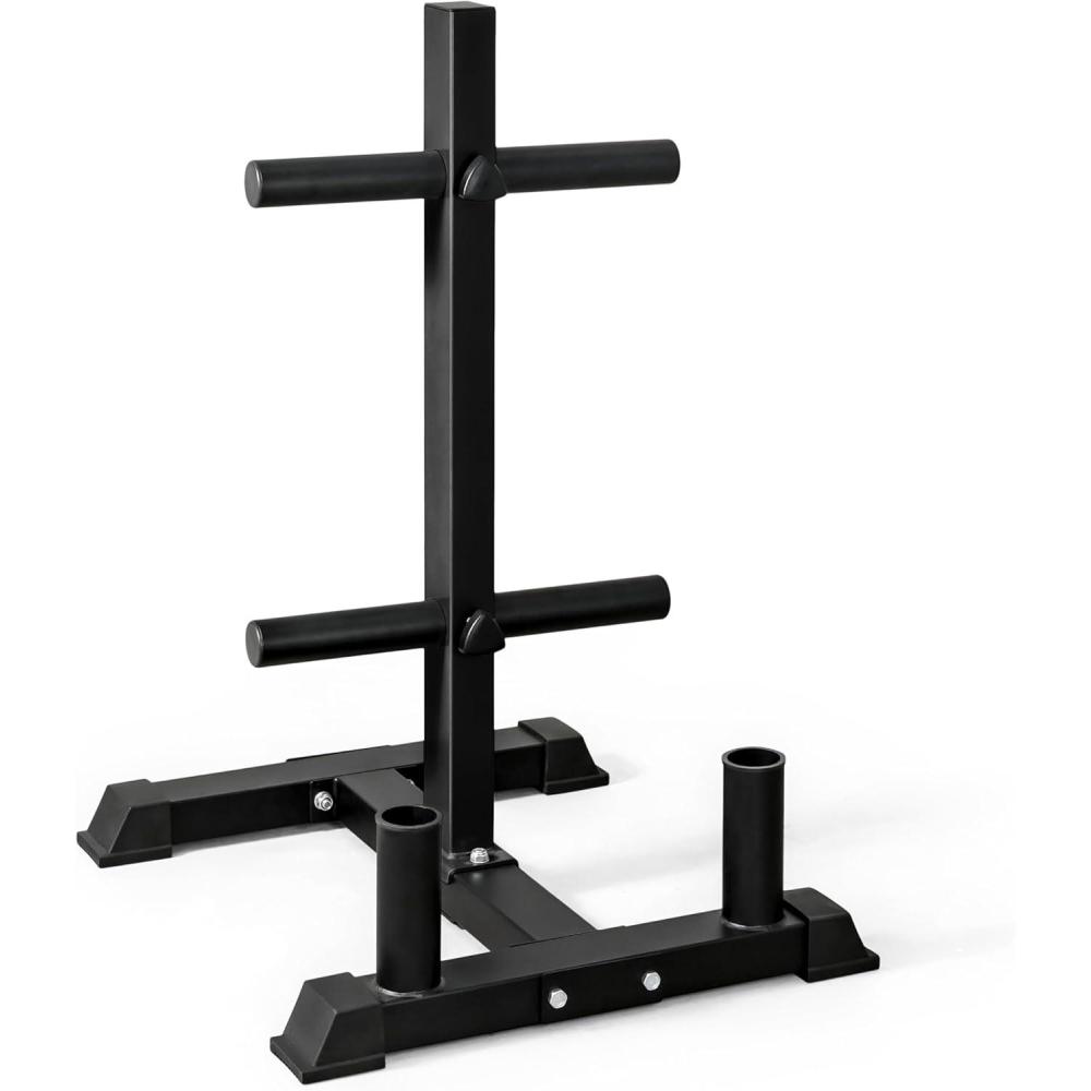 image:imageCAP Barbell Olympic Bumper Plate Tree RackBlack