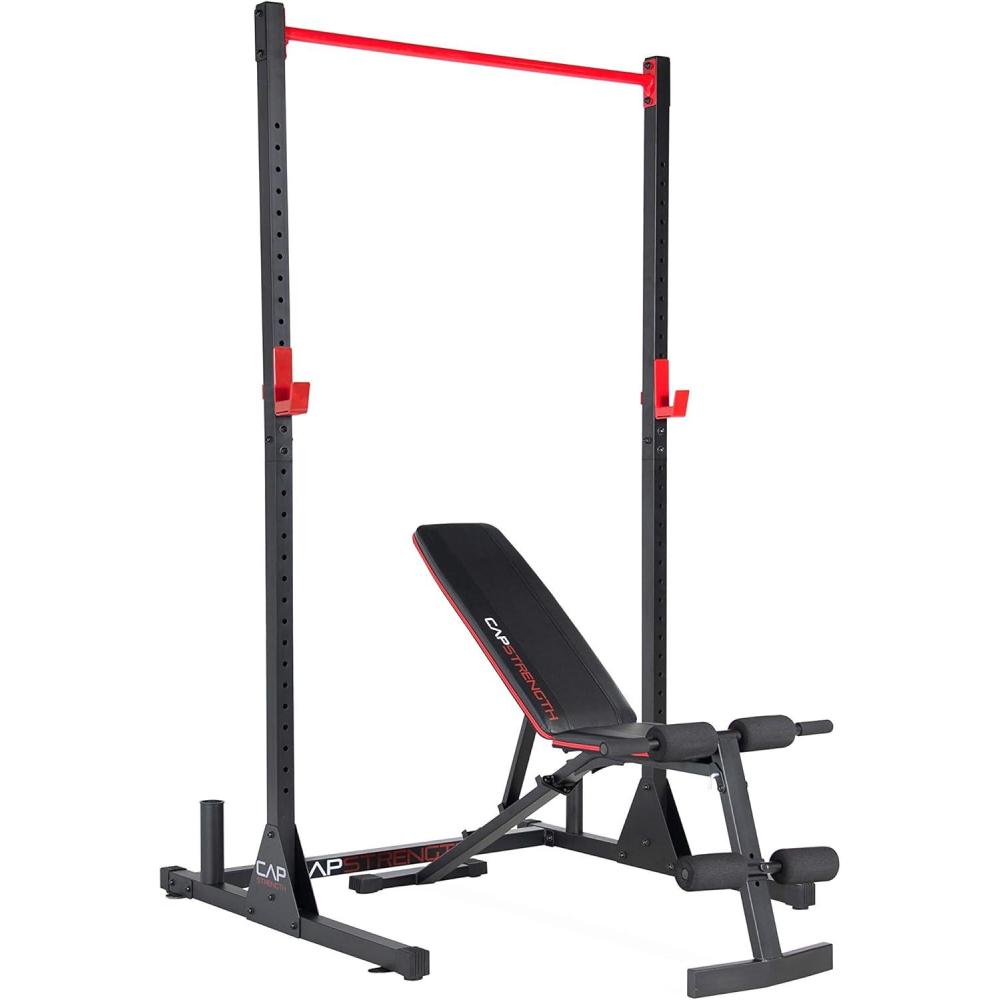image:imageCAP Barbell Power Racks and AttachmentsPower Rack and Bench Combo