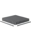image:imageCAP Barbell Interlocking EVA Foam Carpet Puzzle Mat Floor Tiles  24 x 24 x 12  Multiple Color OptionsCarpet Top  Gray