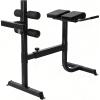 image:imageCap Strength Roman Chair  Adjustable Back Extension Bench for Core amp Glute Workouts HeavyDuty 300 LB Capacity  Black and Gray OptionsBlack