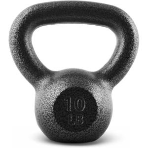 CAP Barbell Cast Iron Kettlebell – Coated Options, Singles and Sets, Multiple Weight Choices(10.0 Pounds)