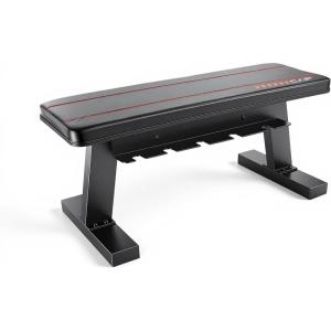 CAP Barbell Flat Weight Bench with Dumbbell Storage – Home Gym Bench for Strength Training, Dumbbell Workouts & Space-Saving Organization