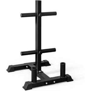 CAP Barbell Olympic Bumper Plate Tree Rack(Black)