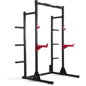 Cap Barbell Power Rack with Pull Up Bar & Attachments – Multiple Colors(BLACK)