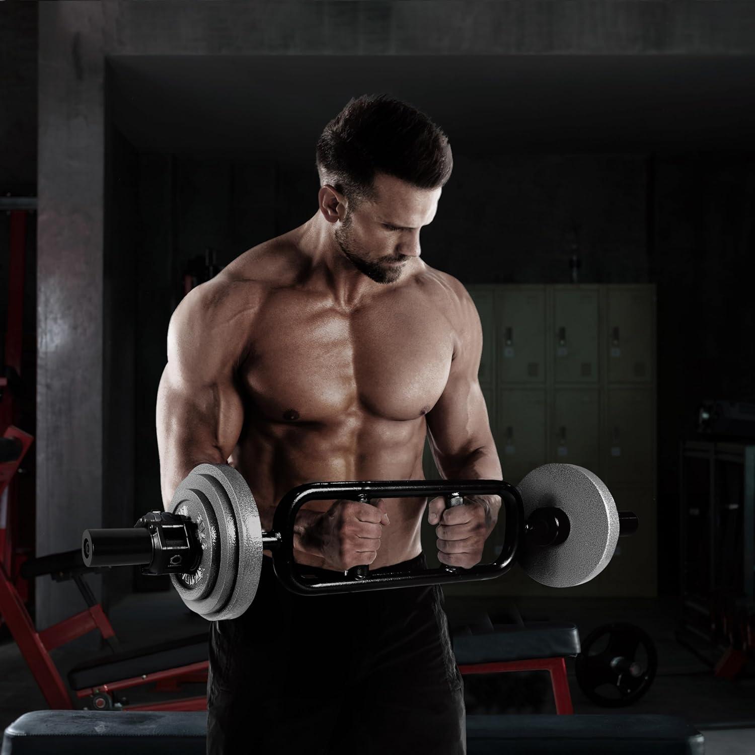 image:imageCAP Barbell 34 Olympic Triceps Bar Black OBIS34SB