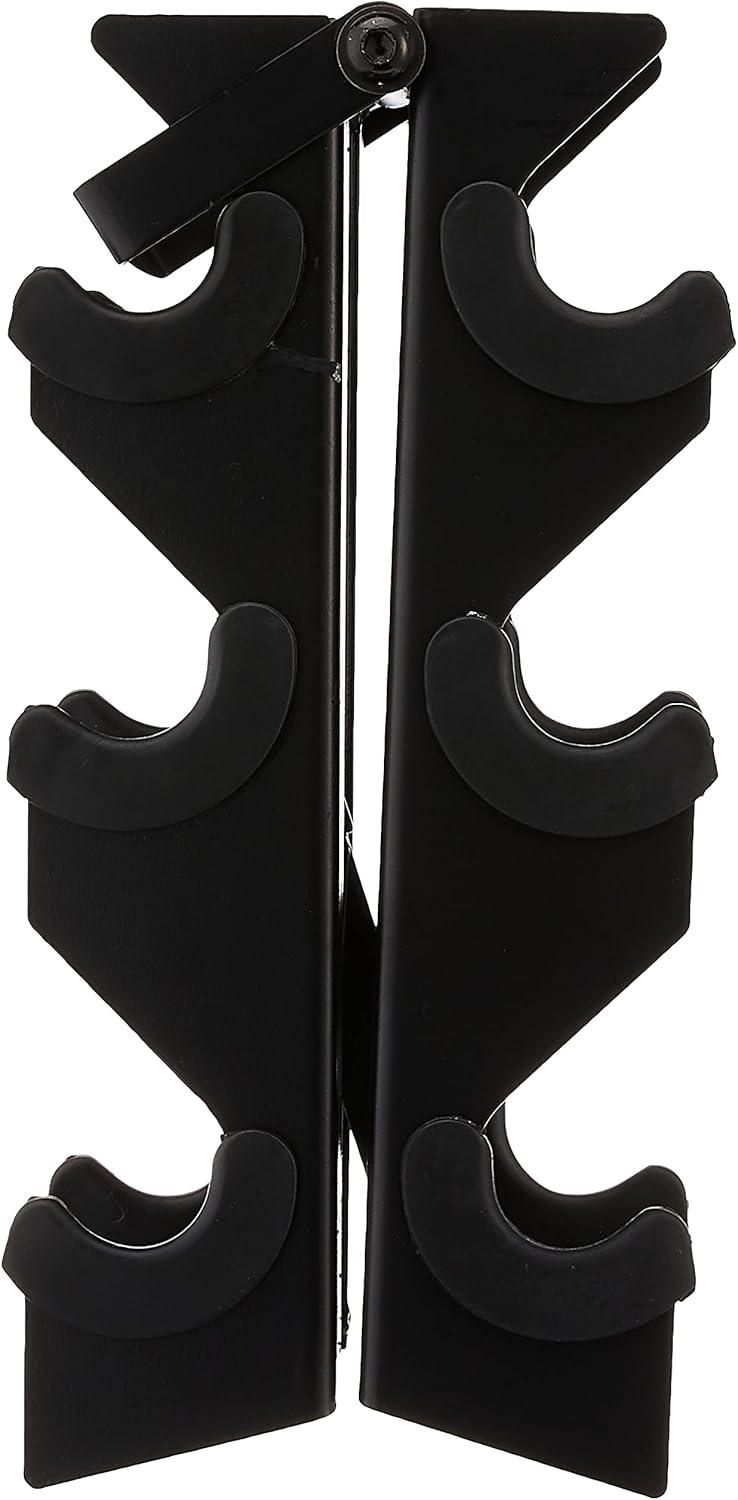 image:imageCAP Barbell AFrame Dumbbell Rack Multiple Color OptionsBlack Holds 3 pairs