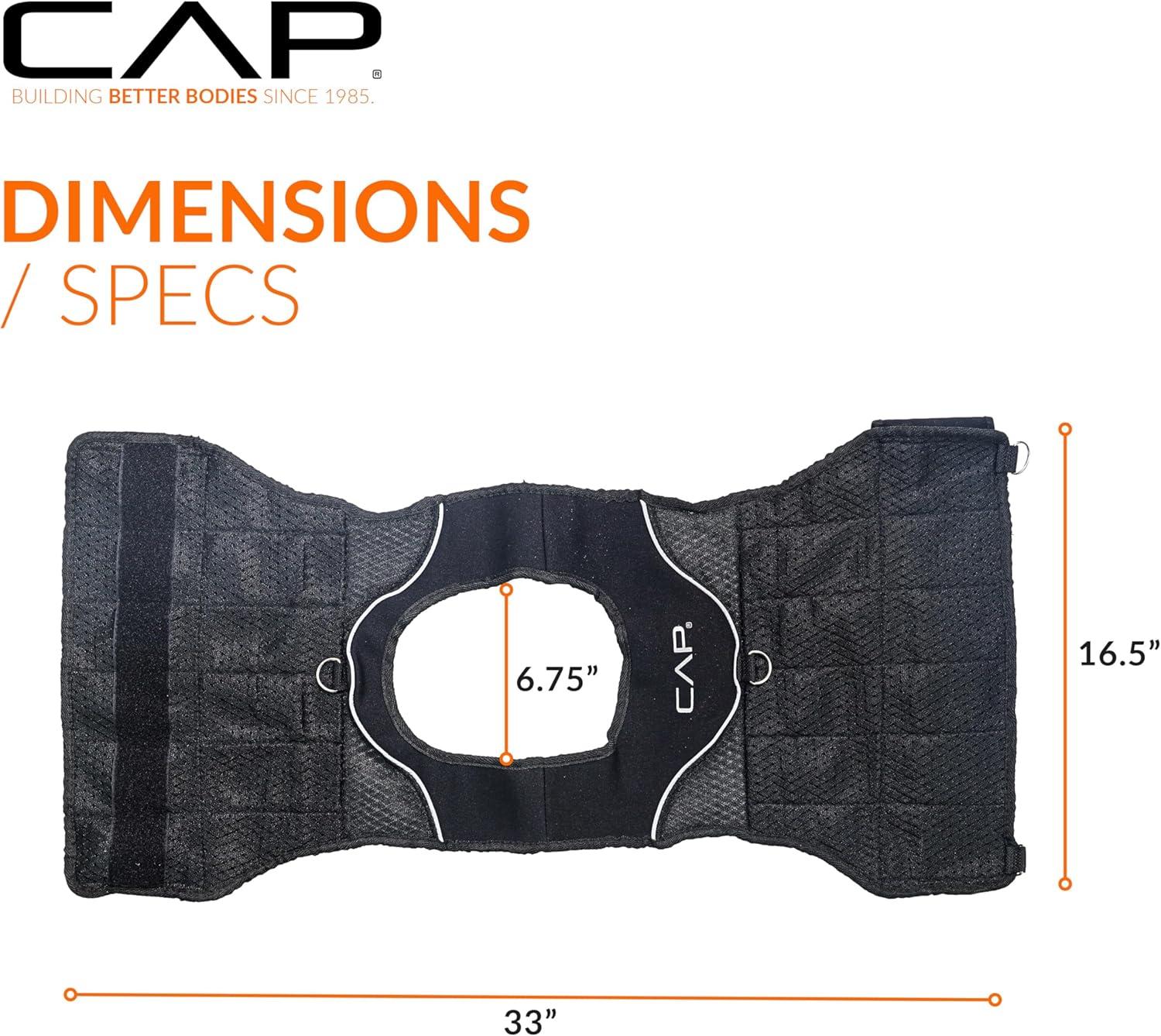 image:imageCAP Barbell Adjustable Weighted Vest 20150 lbs HeavyDuty Workout Vest with Removable Iron Weights for Strength Training Cardio Running and Calisthenics20lbsC