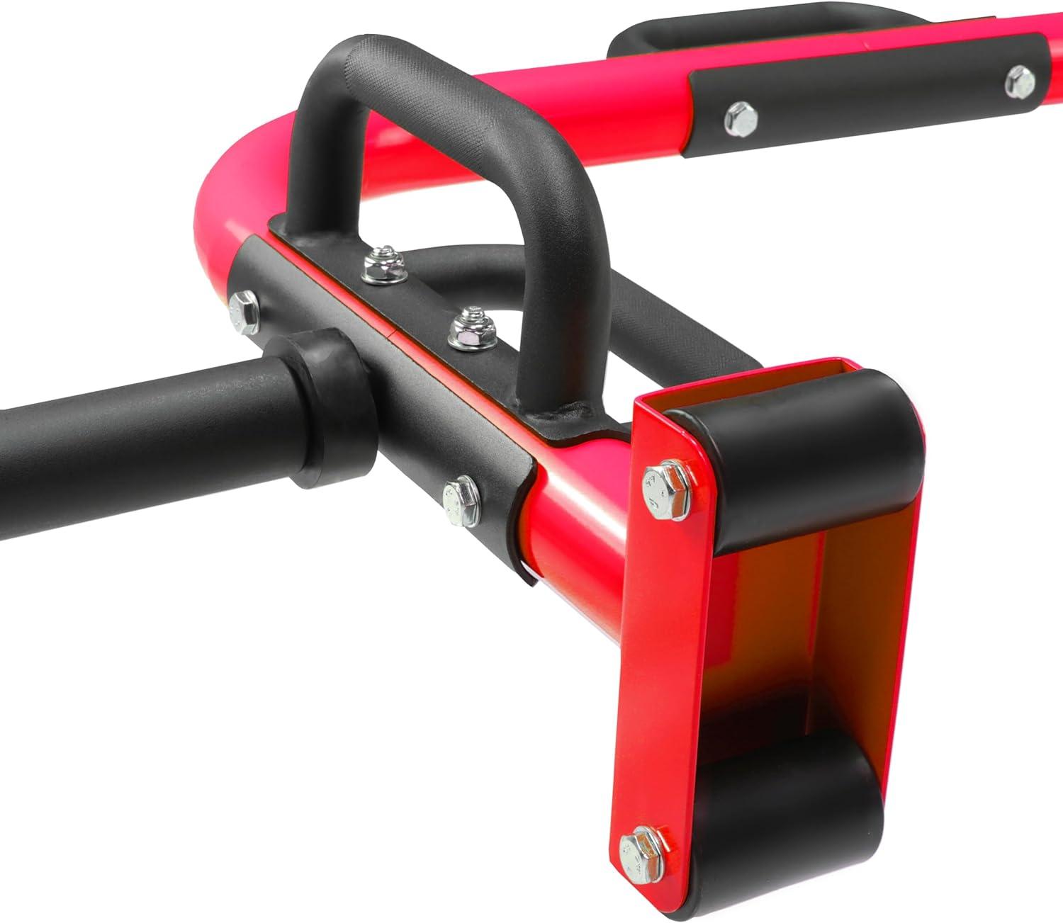 image:imageCAP Barbell Deluxe Open Trap Bar Hex amp Shrug Bar for Olympic amp Standard PlatesRed