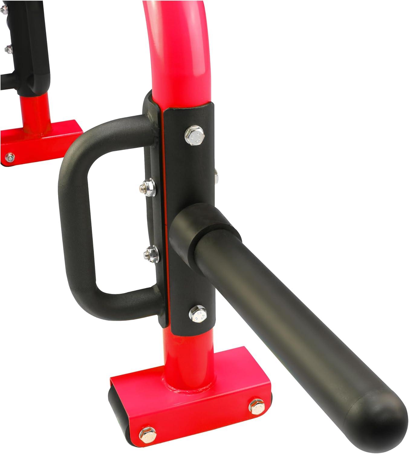 image:imageCAP Barbell Deluxe Open Trap Bar Hex amp Shrug Bar for Olympic amp Standard PlatesRed