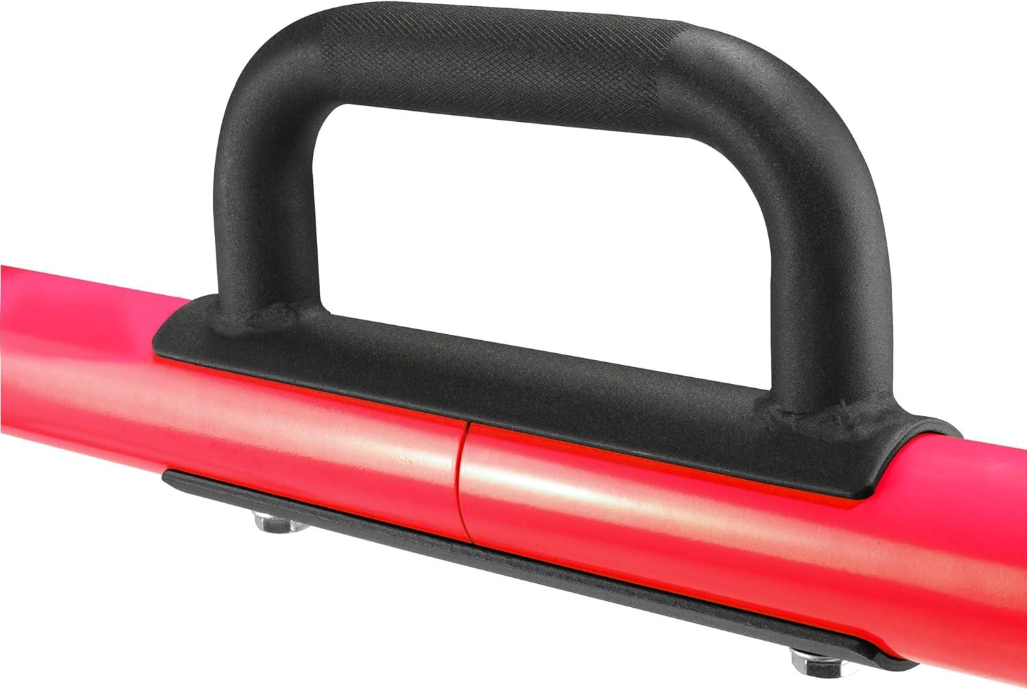 image:imageCAP Barbell Deluxe Open Trap Bar Hex amp Shrug Bar for Olympic amp Standard PlatesRed