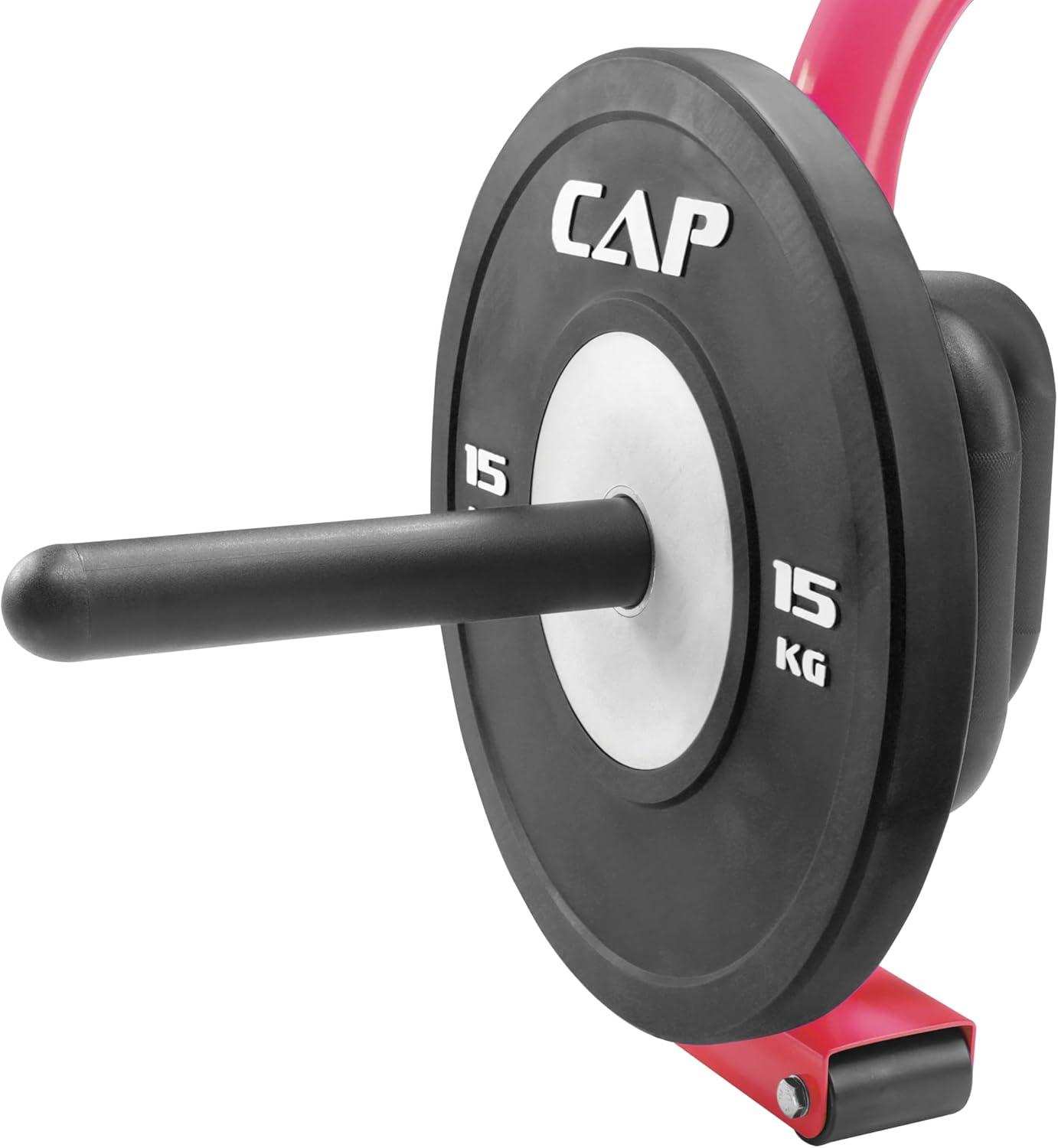 image:imageCAP Barbell Deluxe Open Trap Bar Hex amp Shrug Bar for Olympic amp Standard PlatesRed