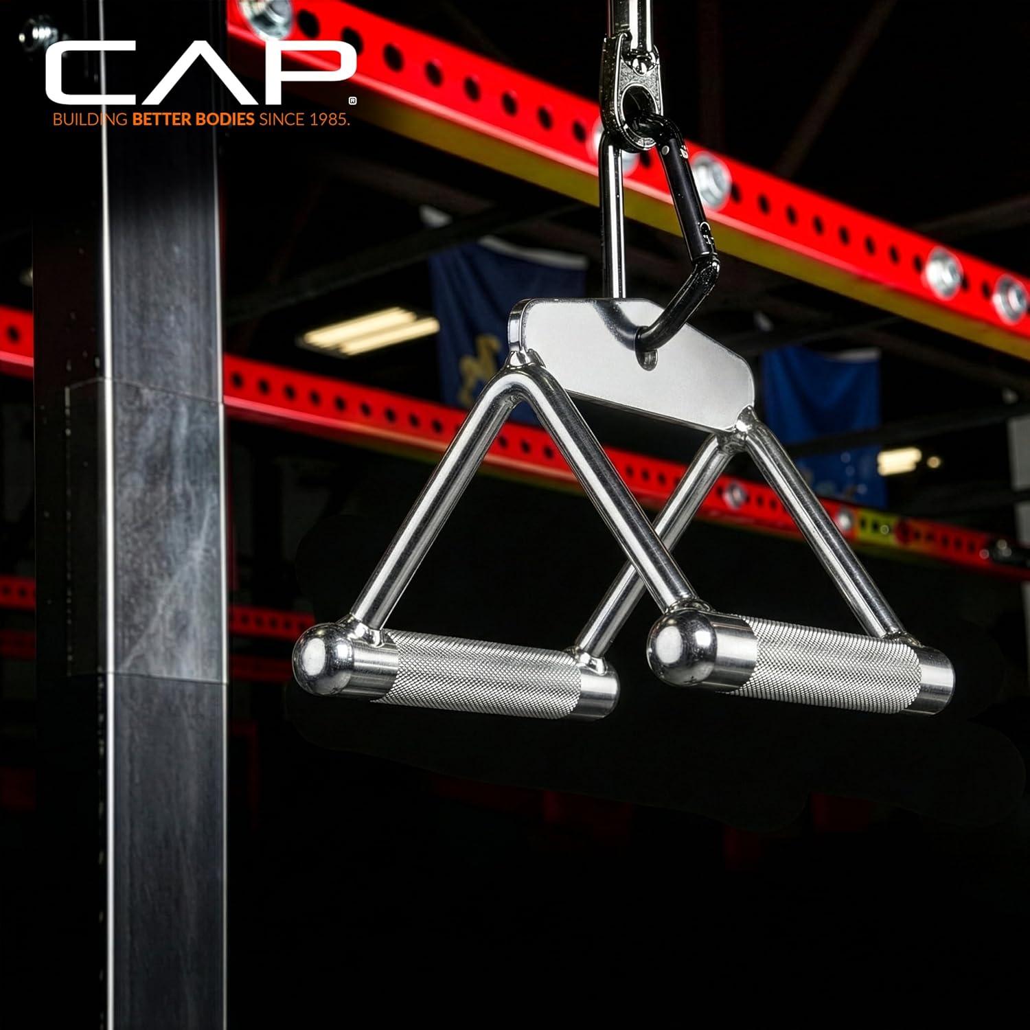 image:imageCAP Barbell Exercise Machine Attachment Multiple OptionsDouble D Handle