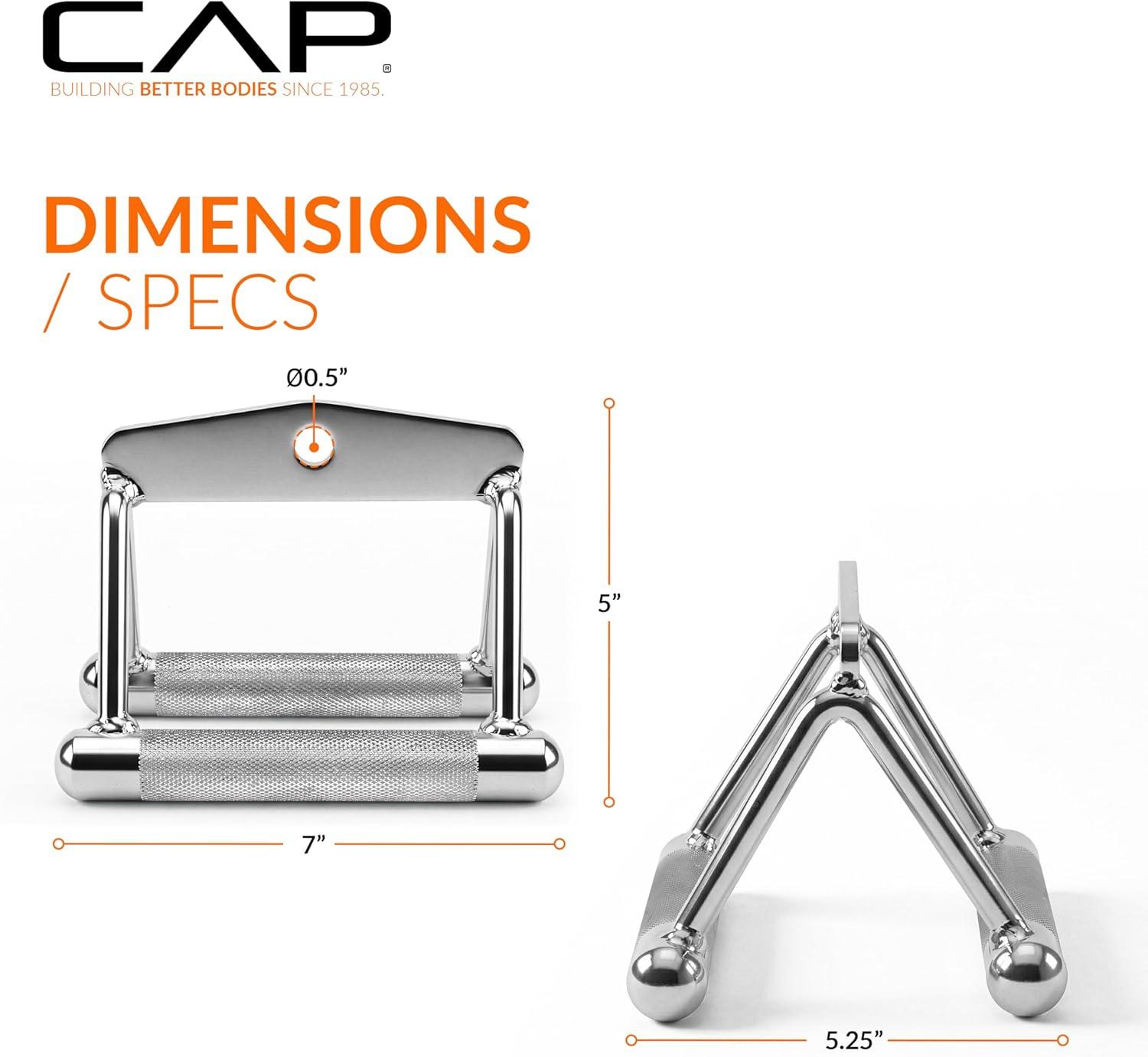 image:imageCAP Barbell Exercise Machine Attachment Multiple OptionsDouble D Handle