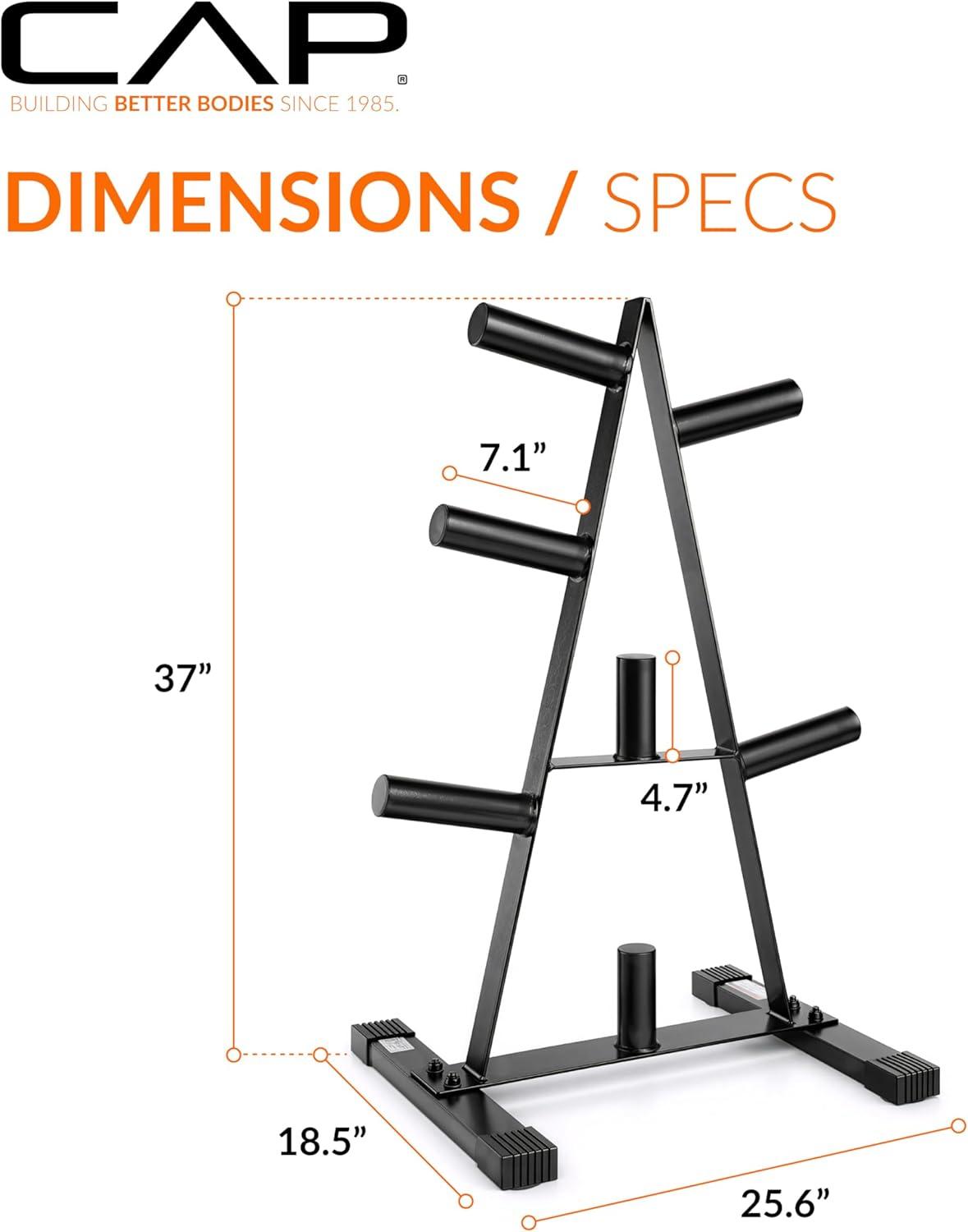 image:imageCAP Barbell Olympic 2Inch Plate Rack