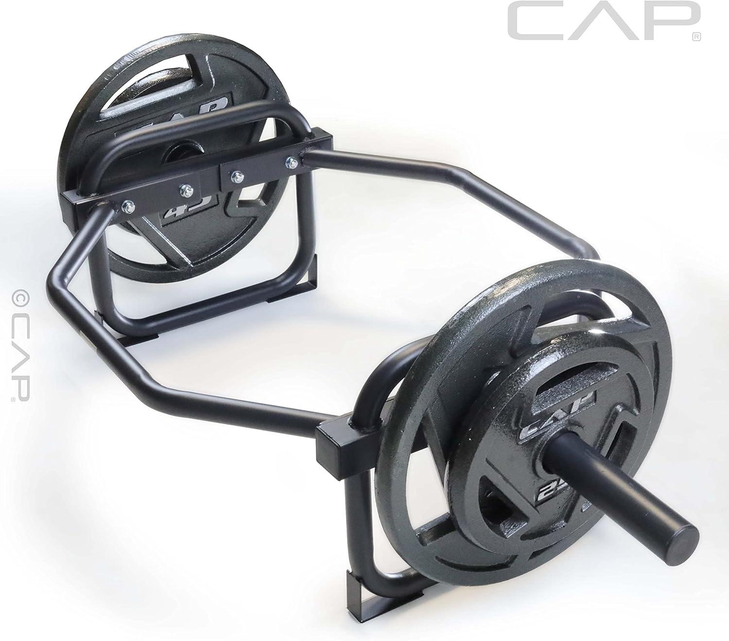 image:imageCAP Barbell Olympic Trap Bar and Shrug Bar for DeadliftsBlack